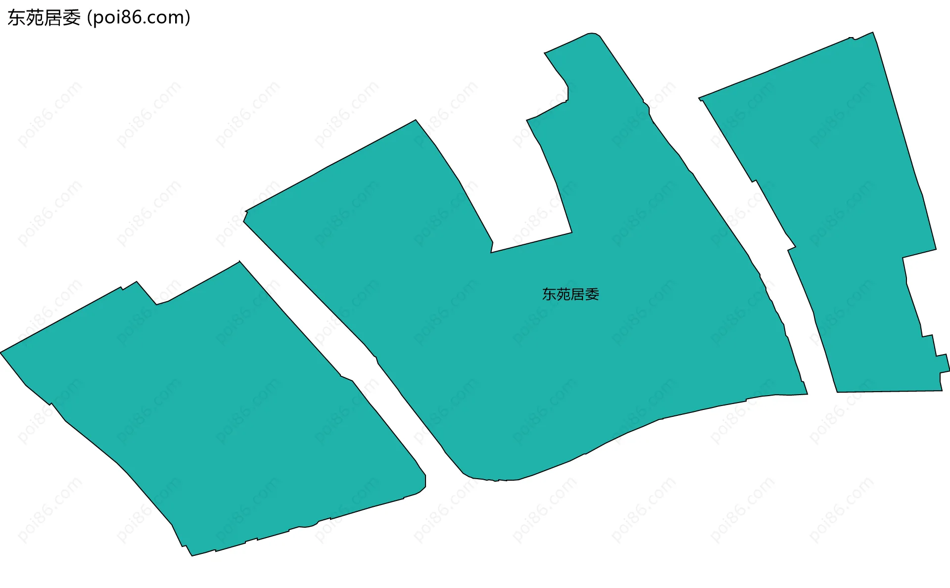 东苑居委边界地图
