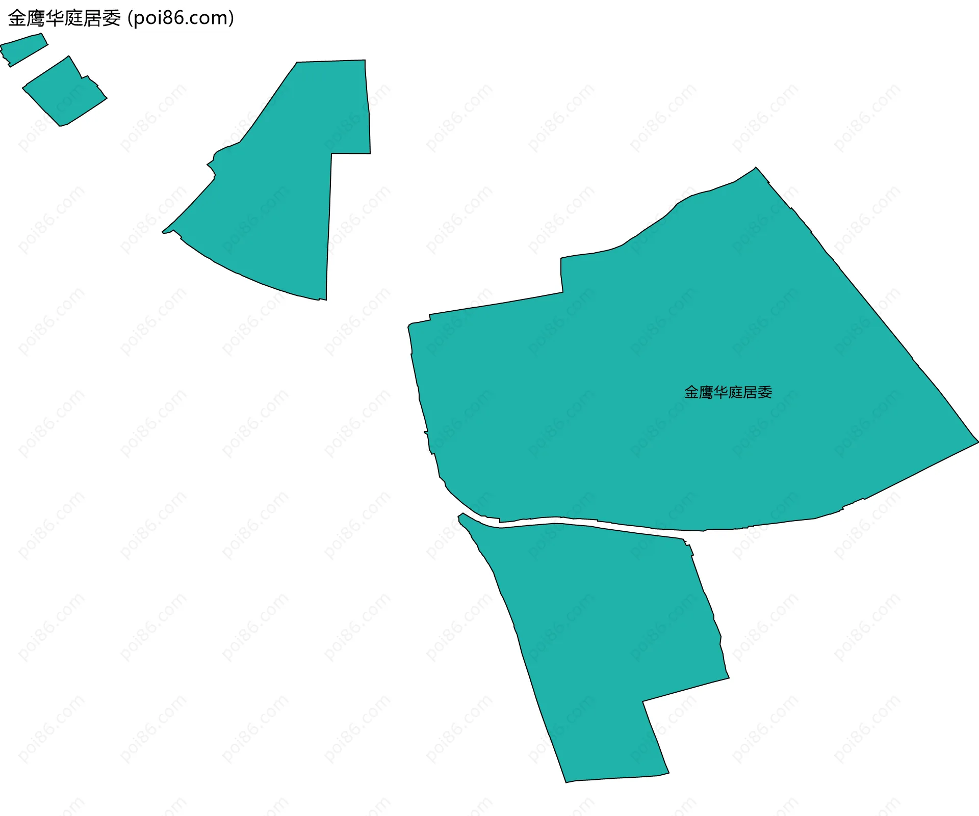 金鹰华庭居委边界地图