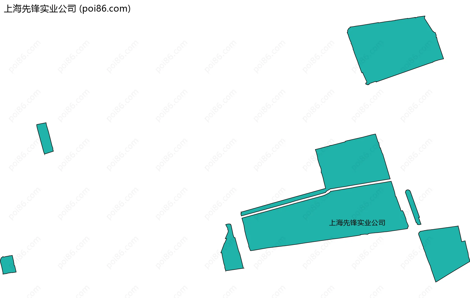 上海先锋实业公司边界地图