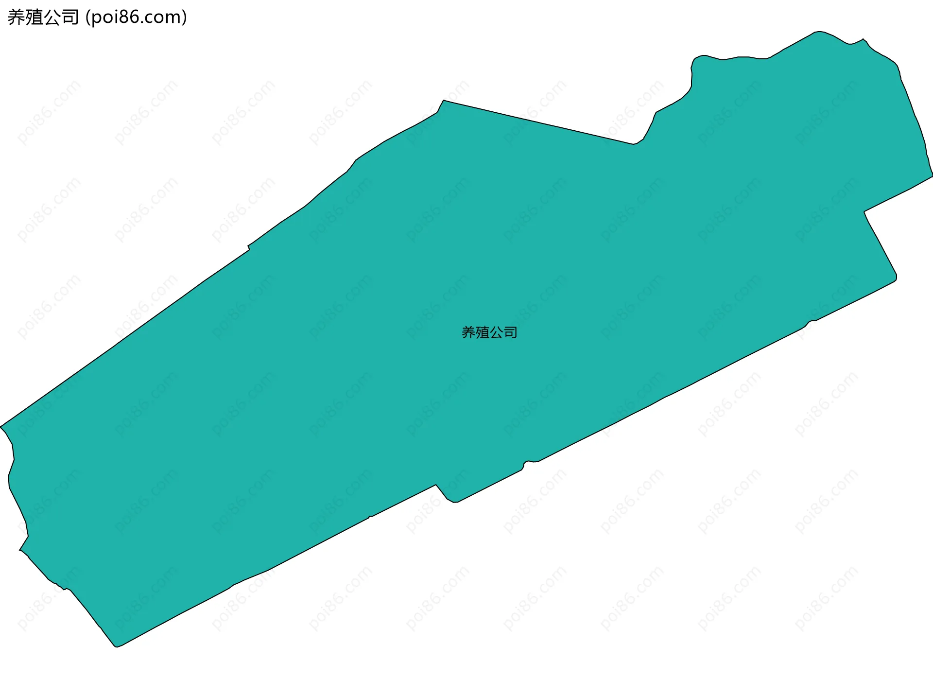 养殖公司边界地图