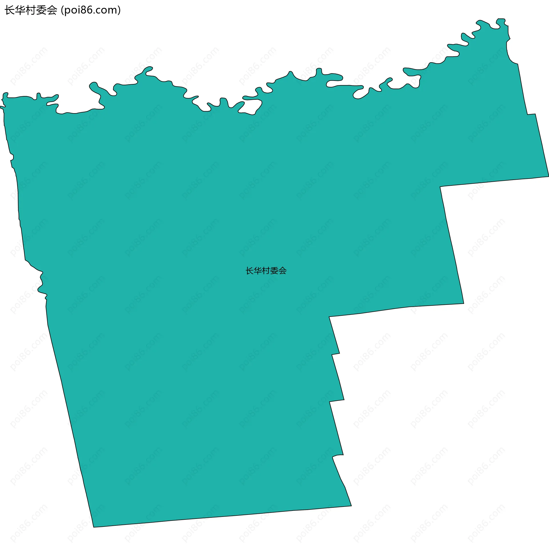 长华村委会边界地图