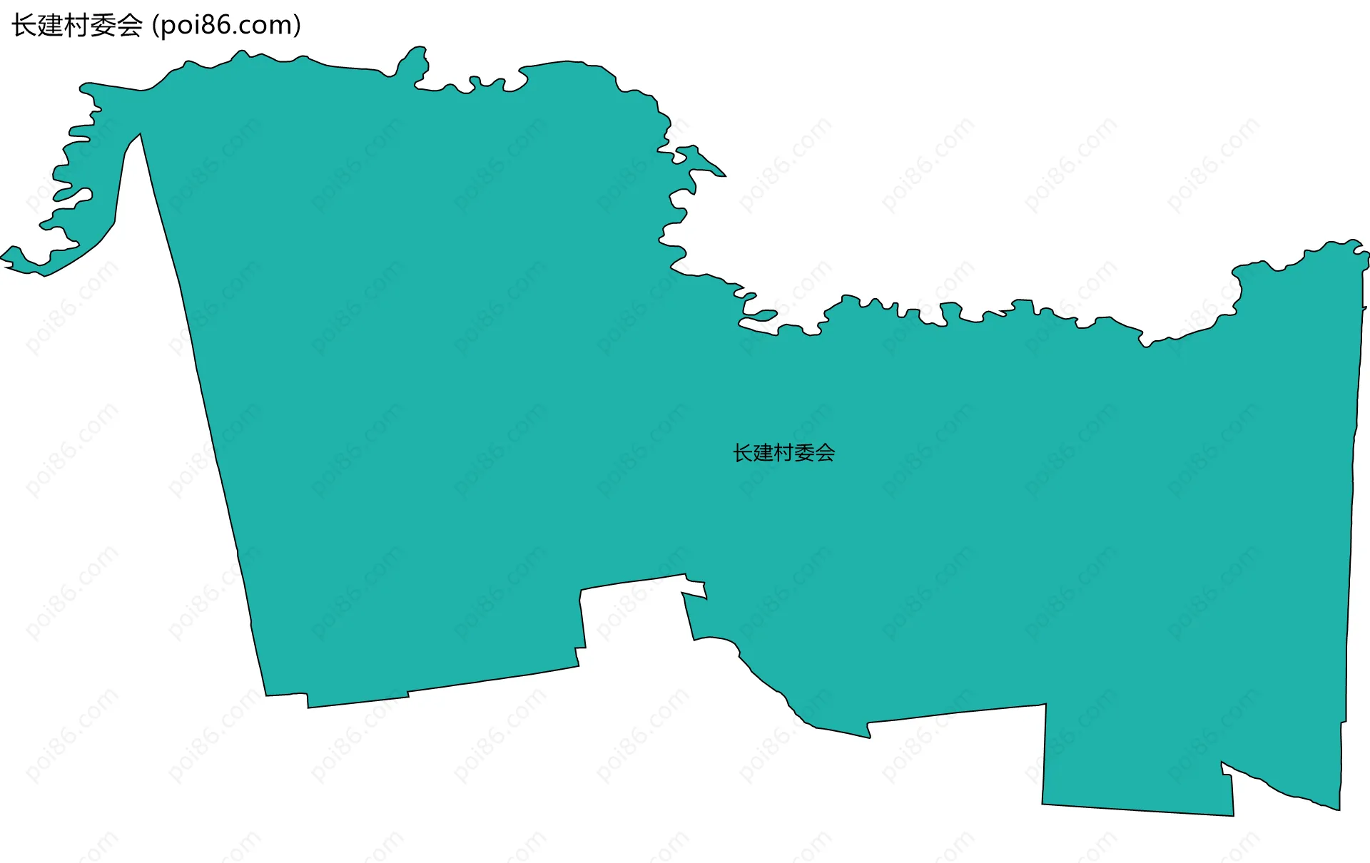 长建村委会边界地图
