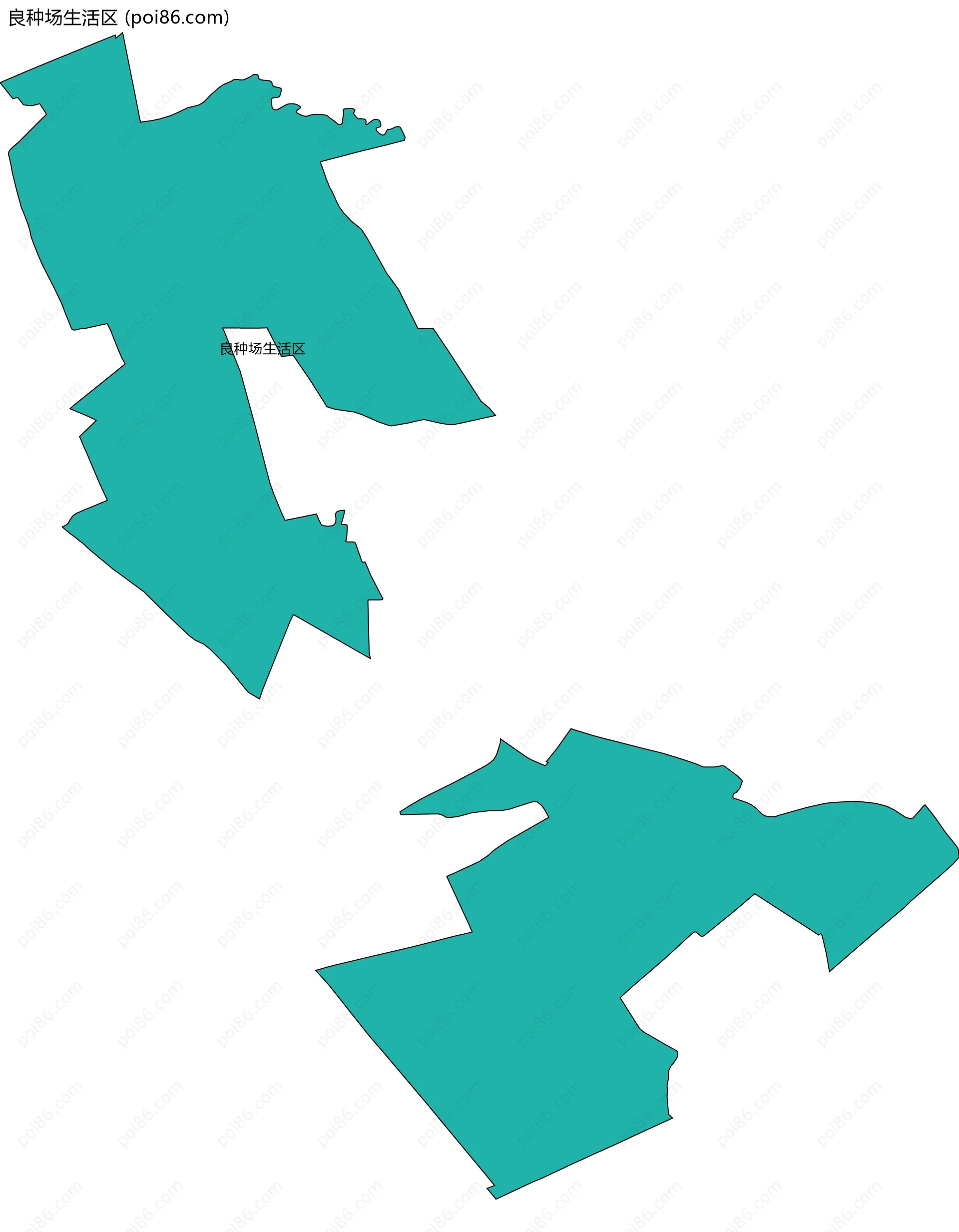 良种场生活区边界地图