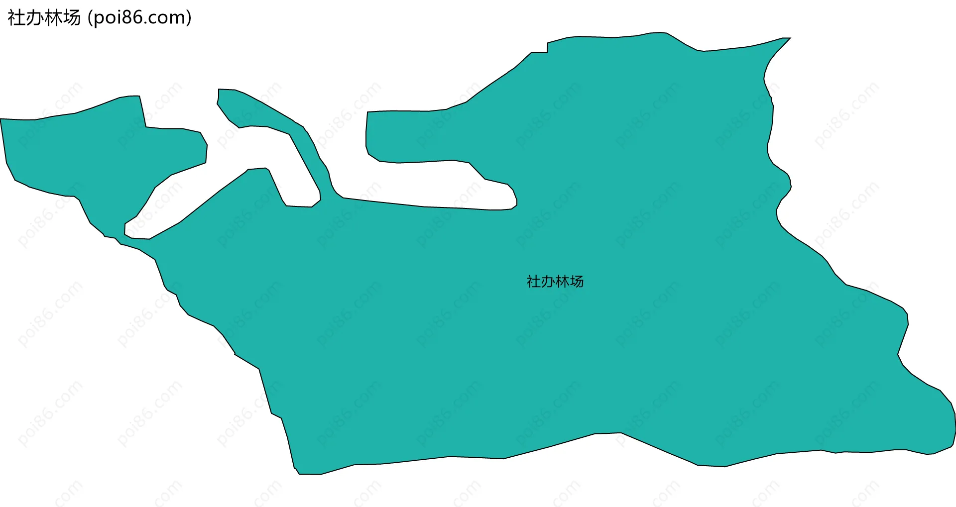 社办林场边界地图