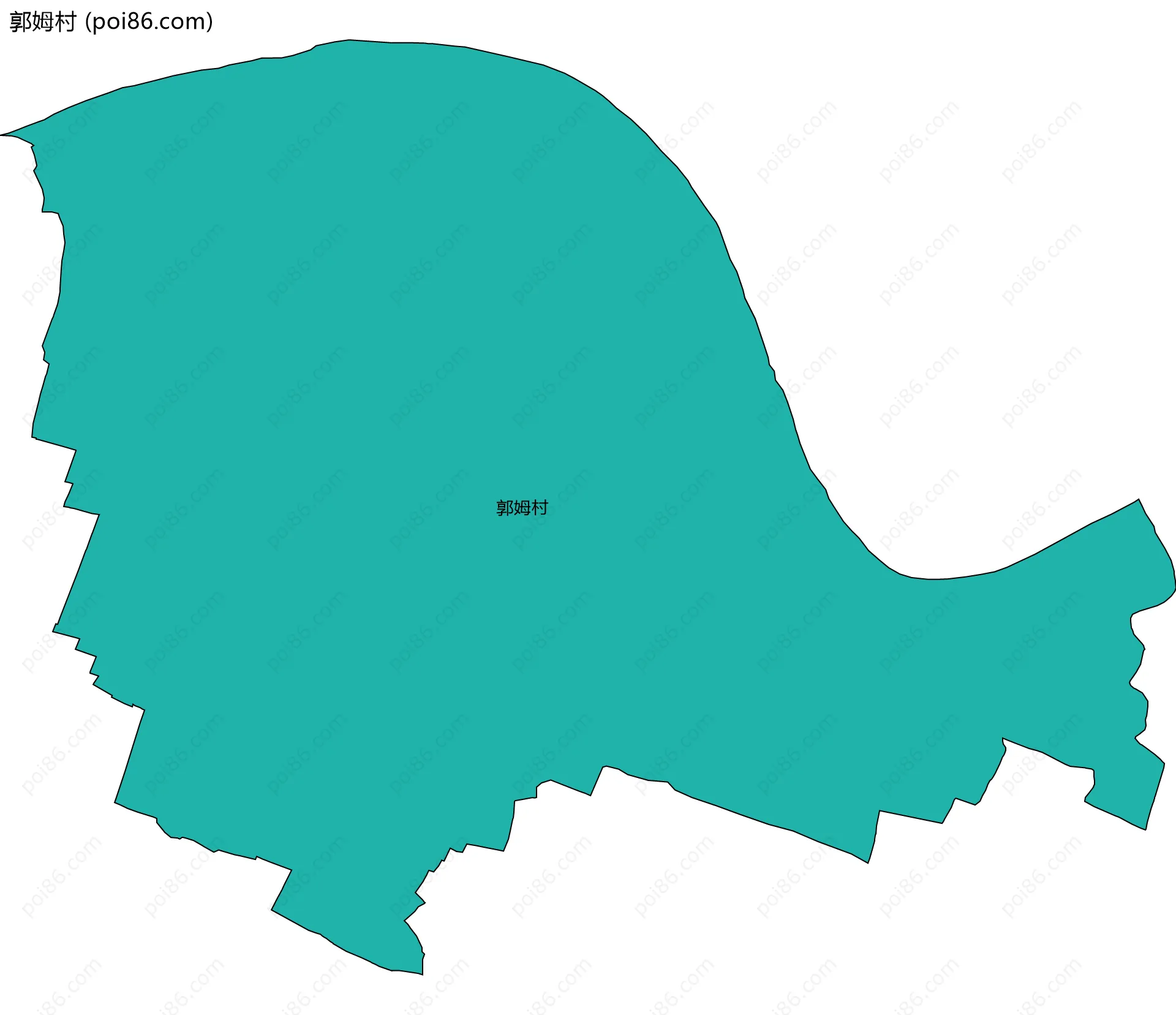 郭姆村边界地图