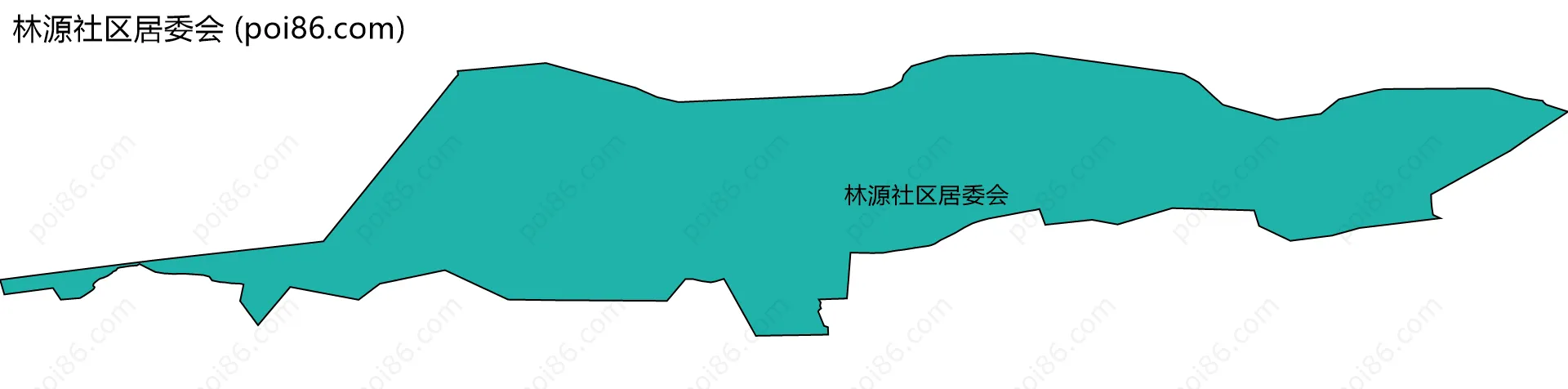 林源社区居委会边界地图