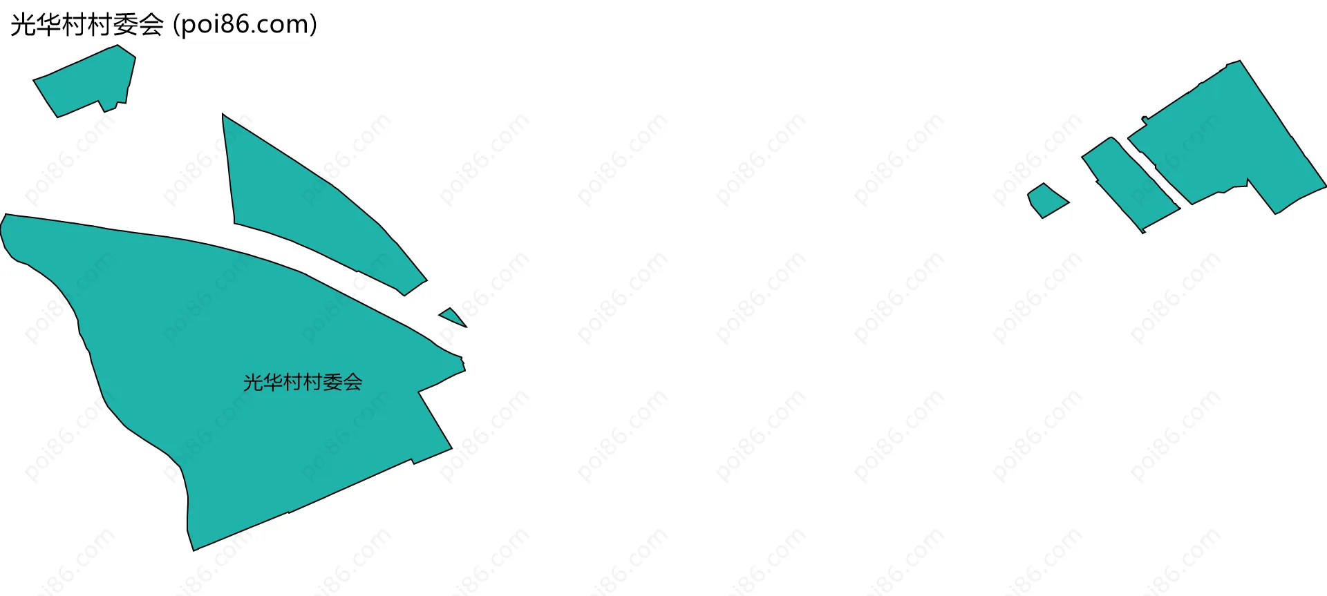 光华村村委会边界地图