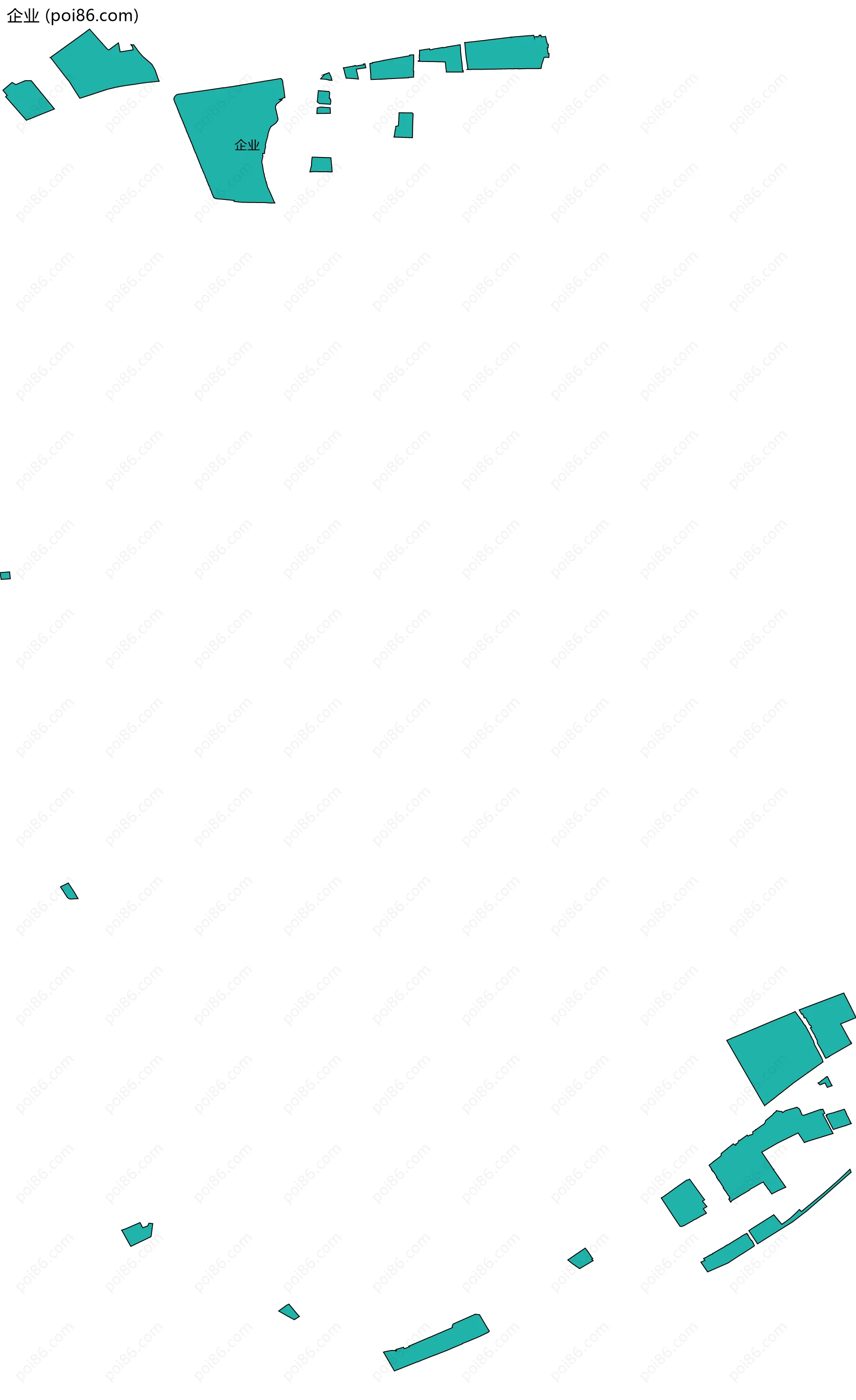 企业边界地图