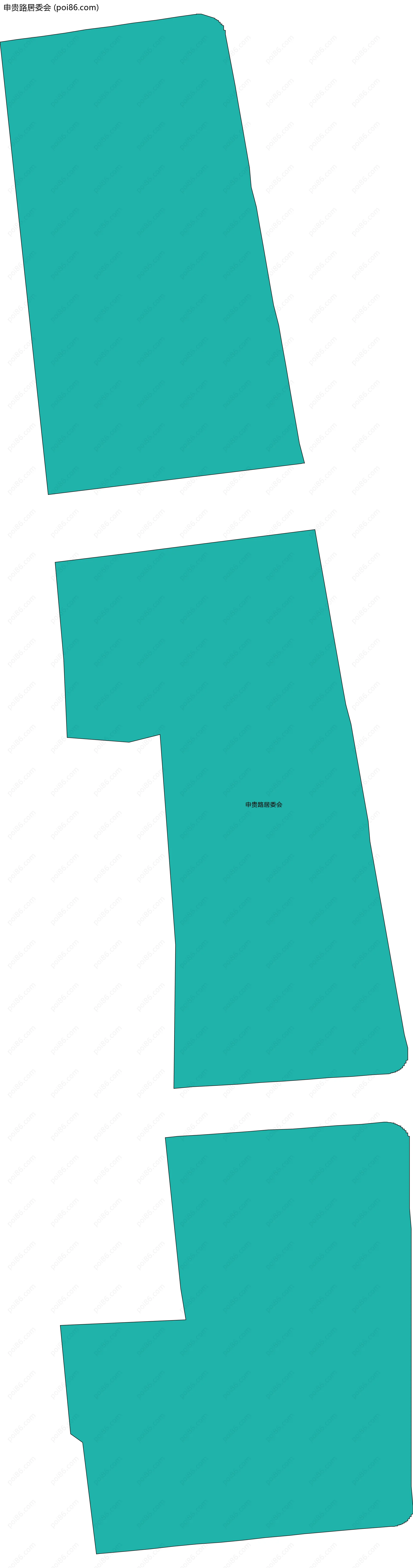 申贵路居委会边界地图