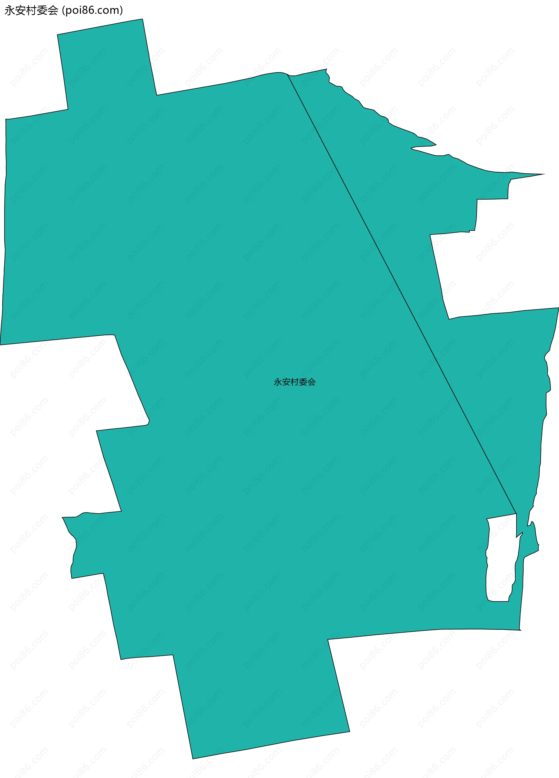 永安村委会边界地图