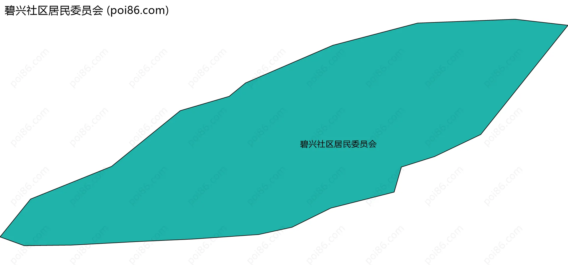 碧兴社区居民委员会边界地图