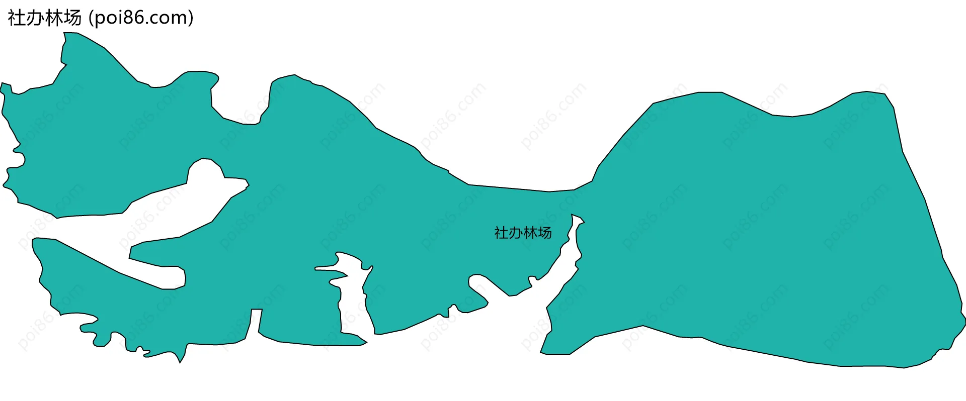 社办林场边界地图