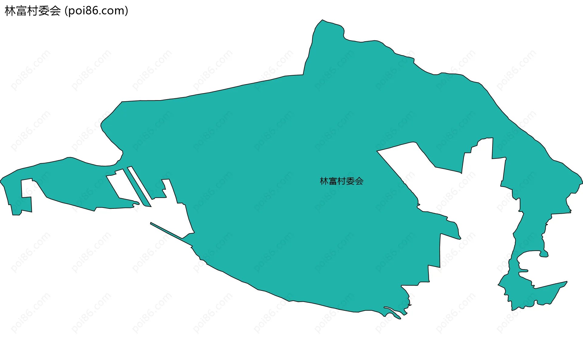 林富村委会边界地图
