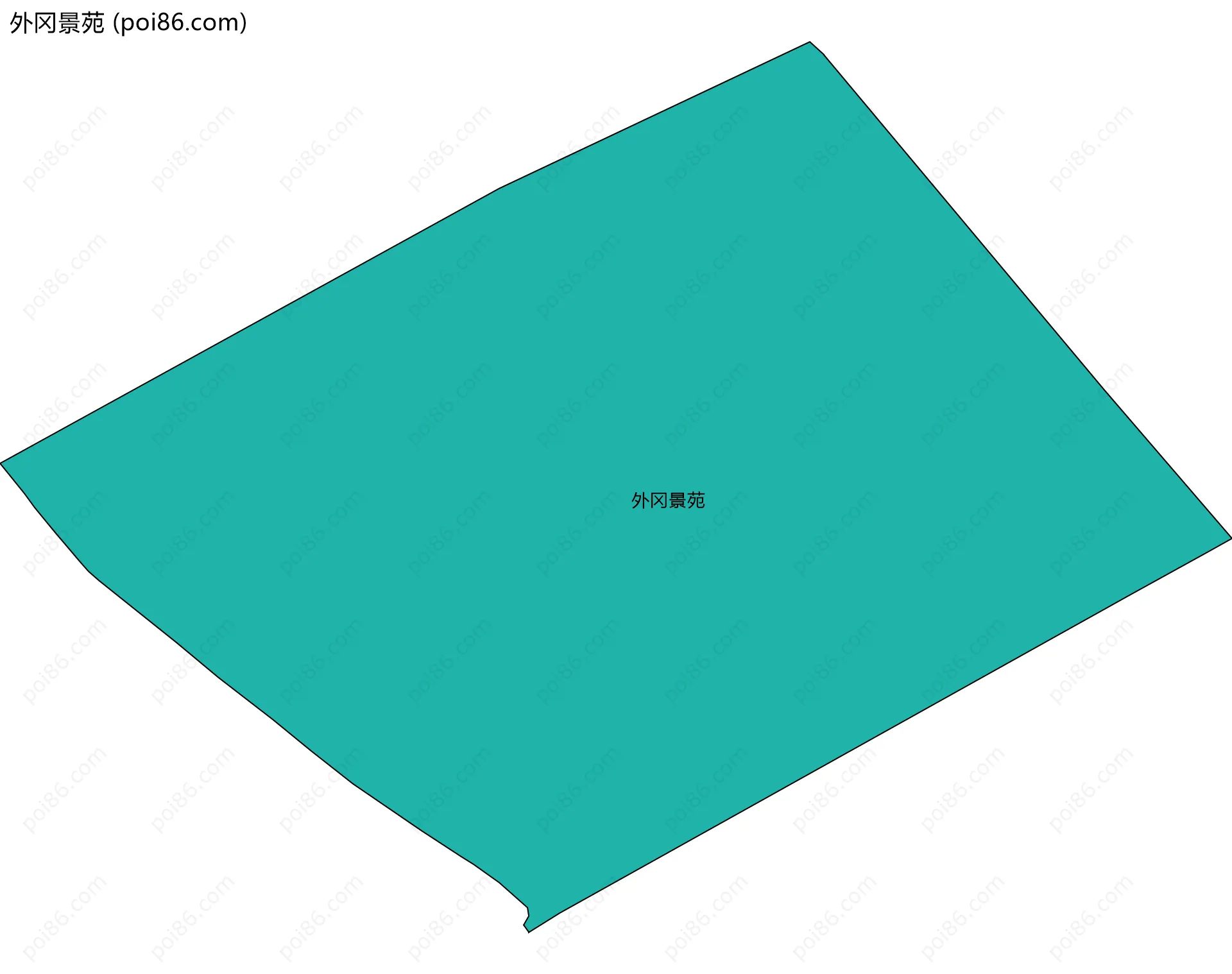 外冈景苑边界地图