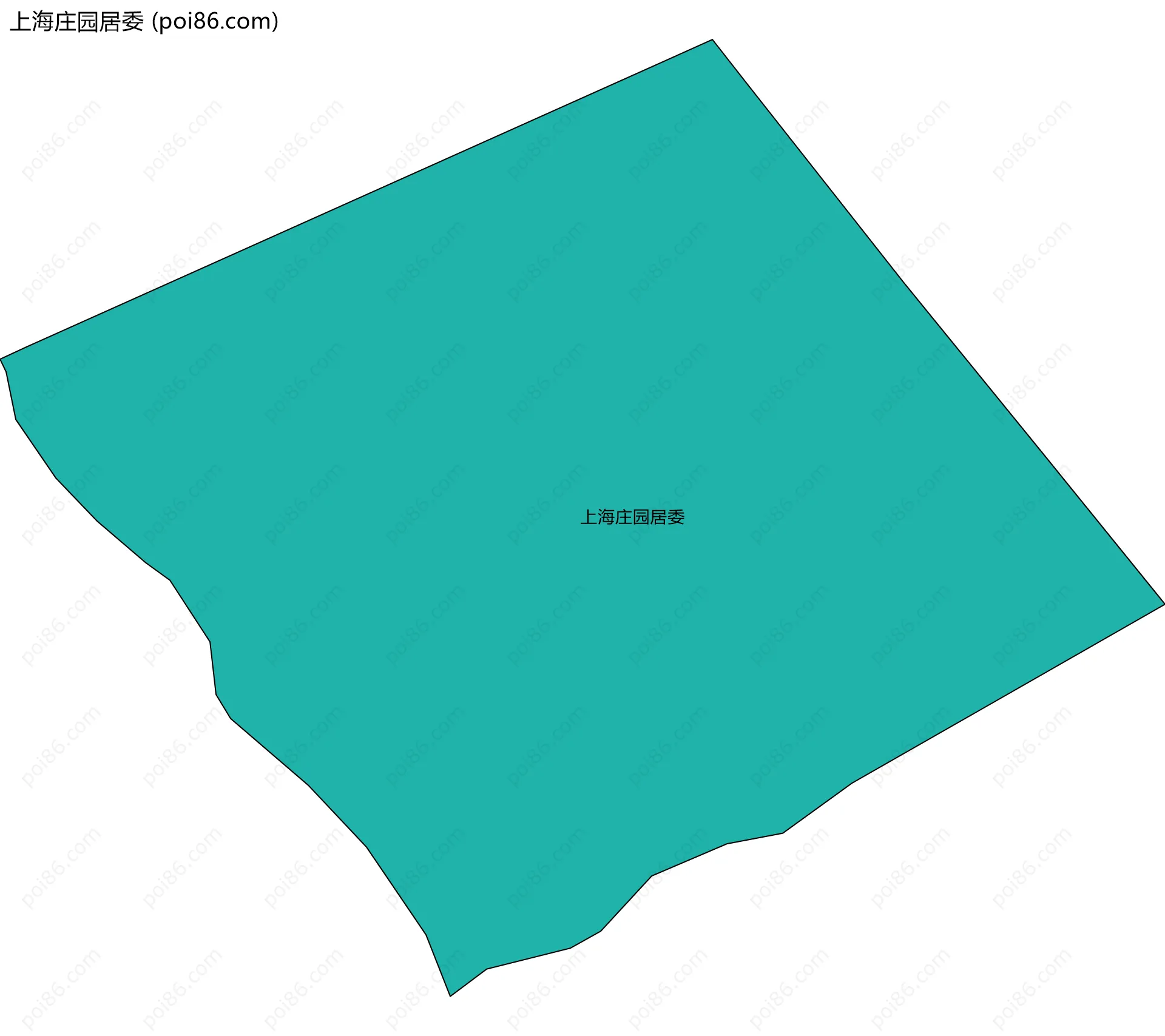 上海庄园居委边界地图
