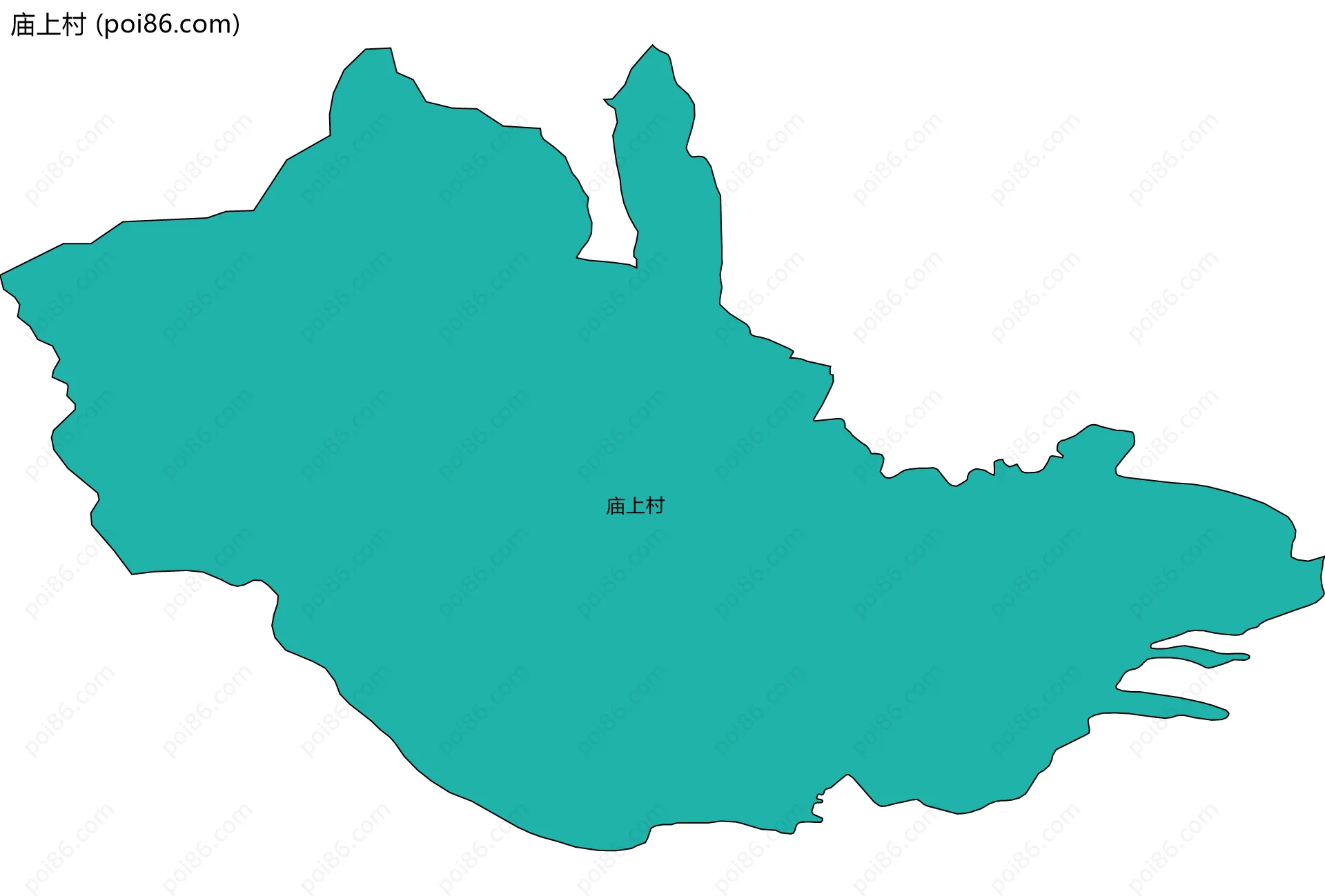 庙上村边界地图