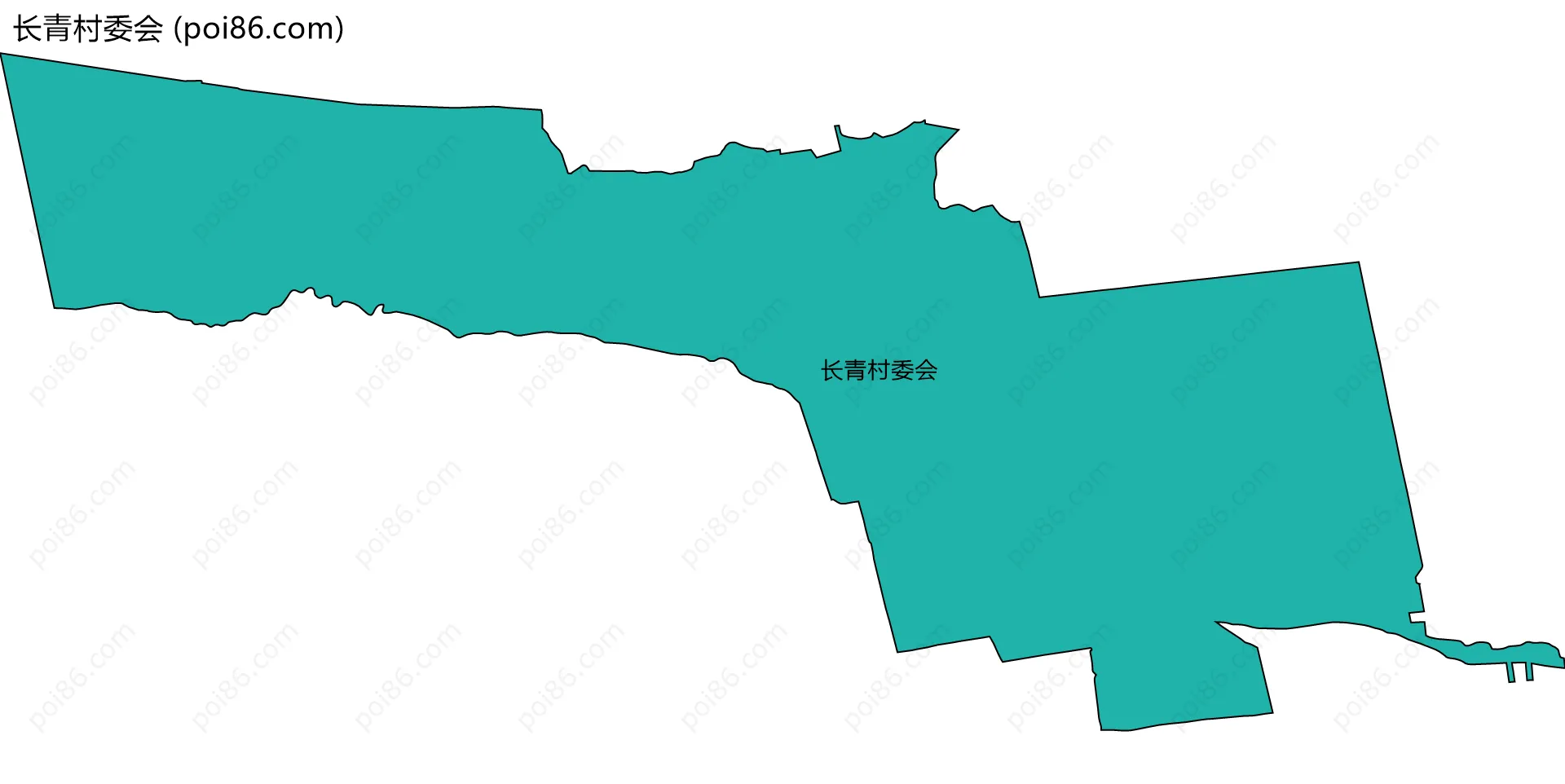 长青村委会边界地图