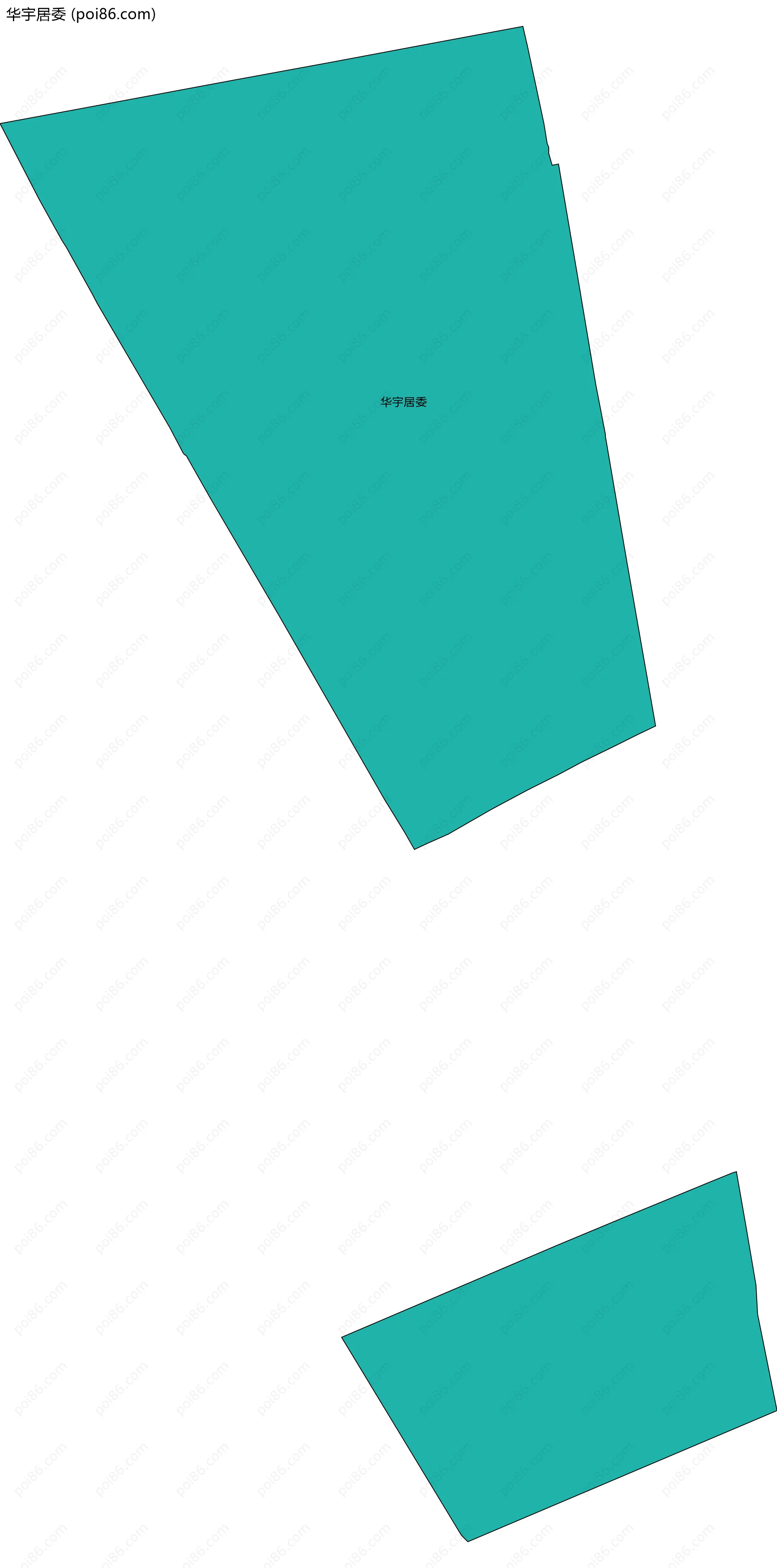 华宇居委边界地图