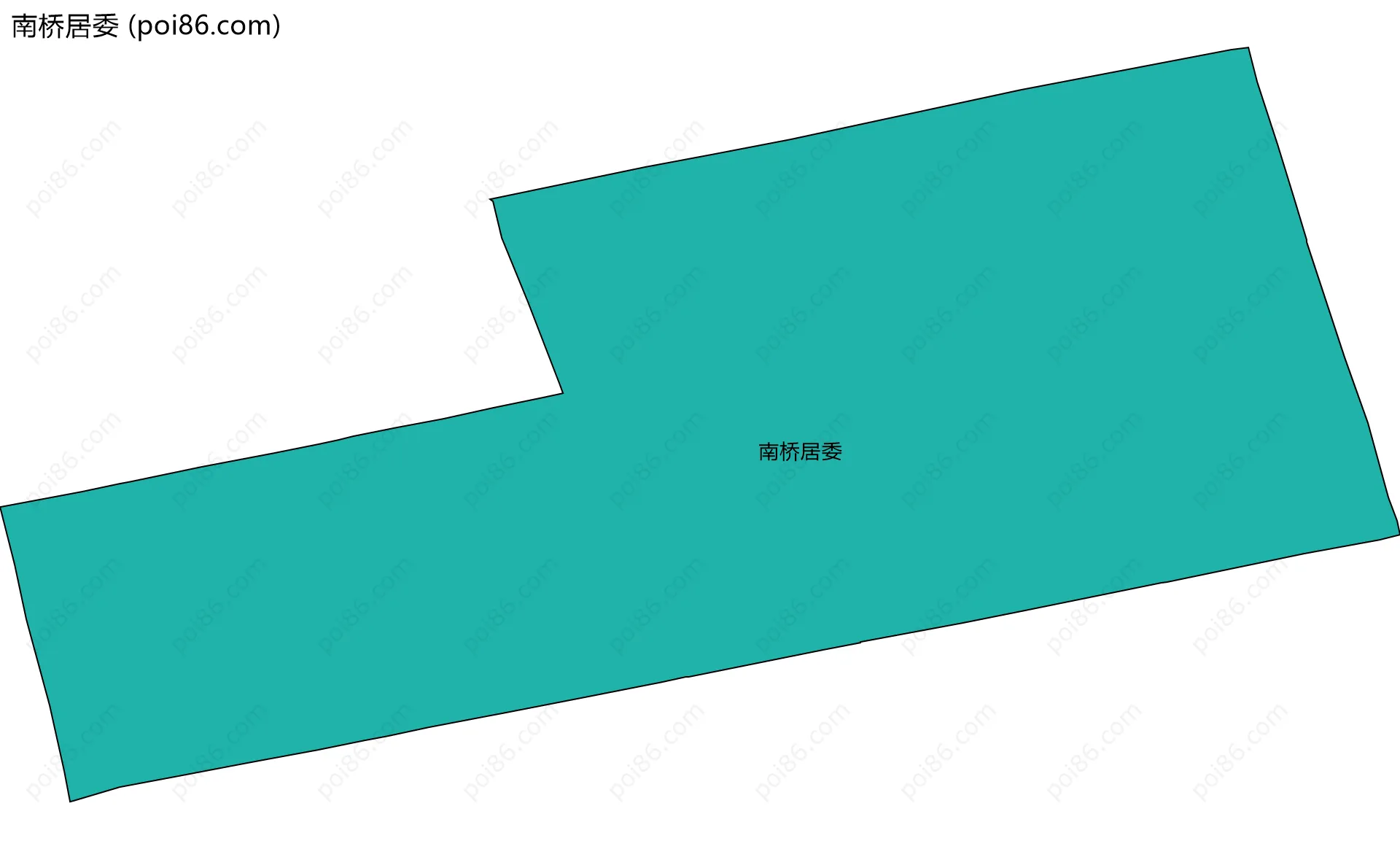 南桥居委边界地图