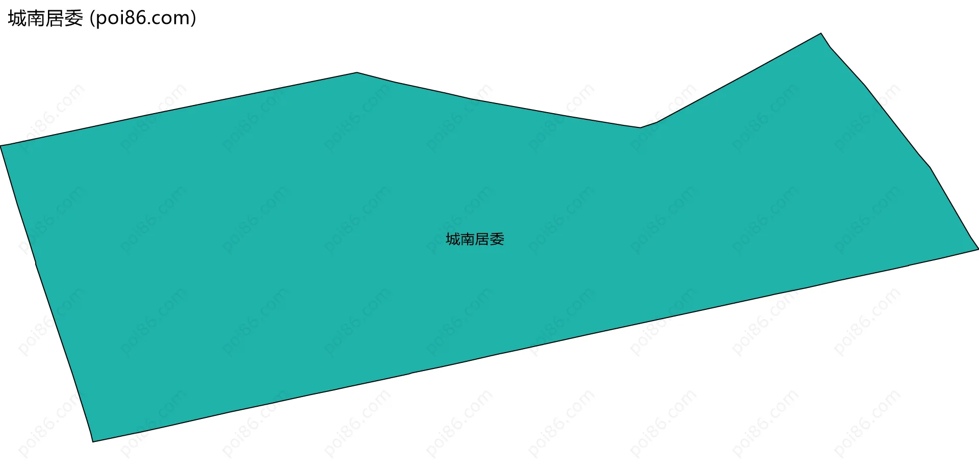 城南居委边界地图