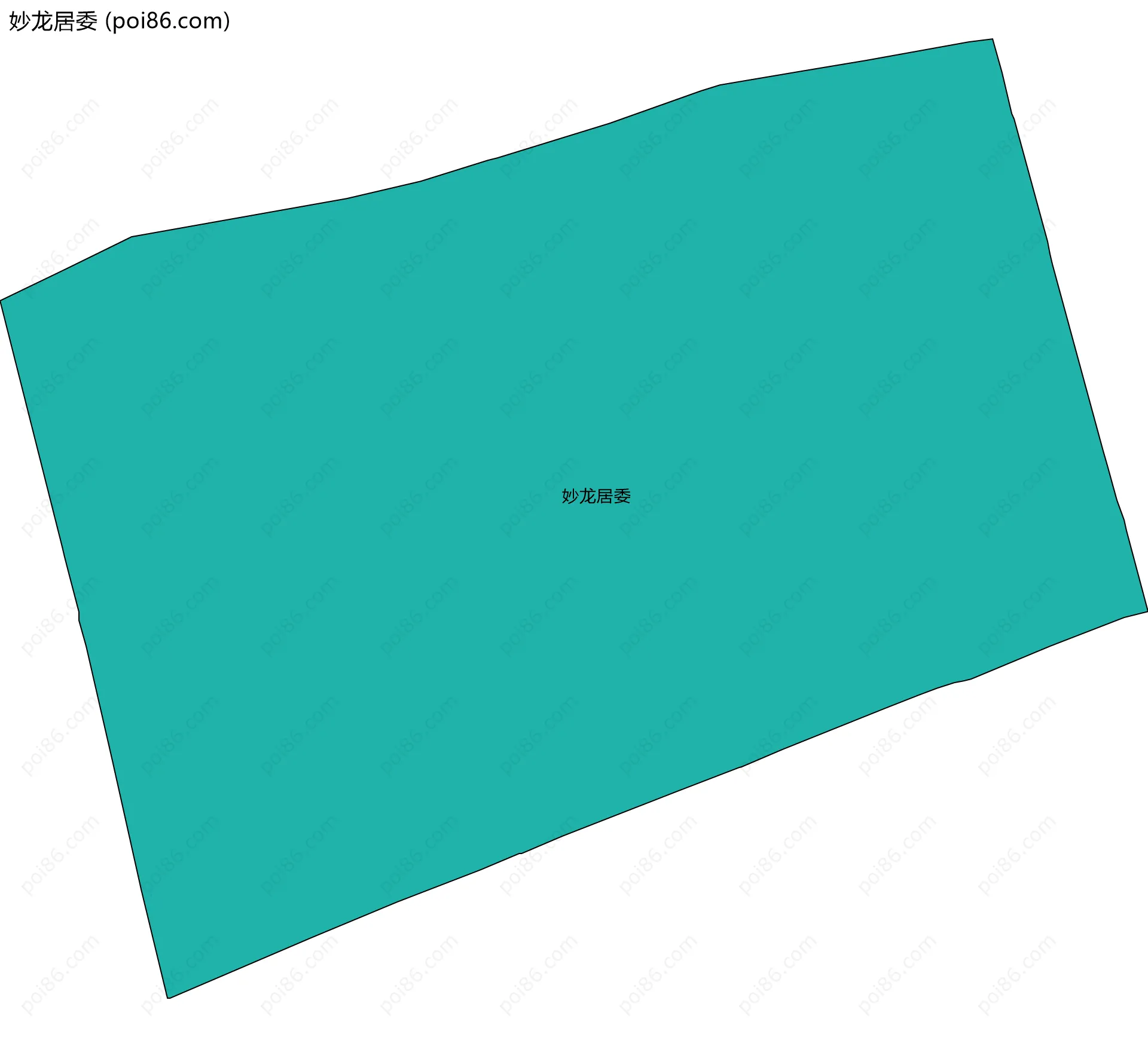 妙龙居委边界地图