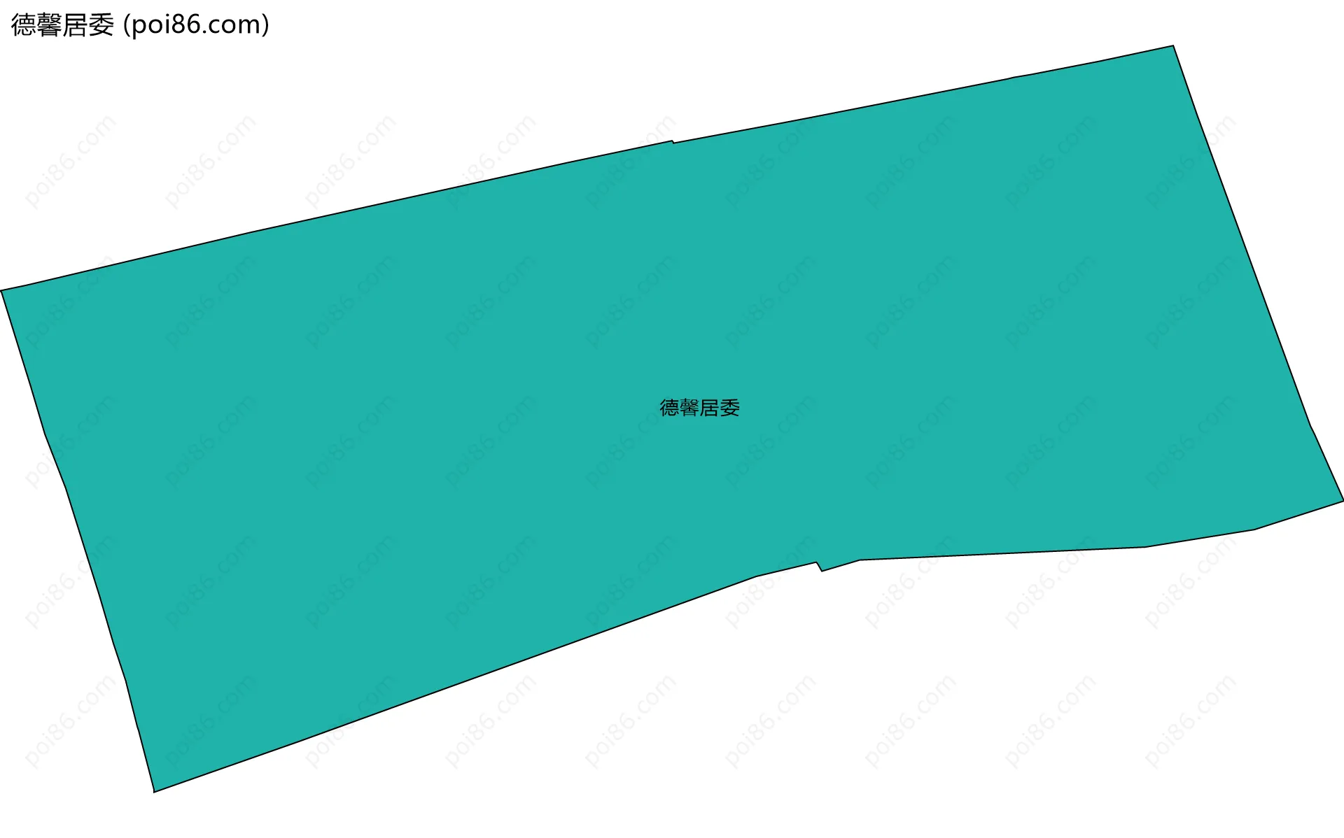 德馨居委边界地图