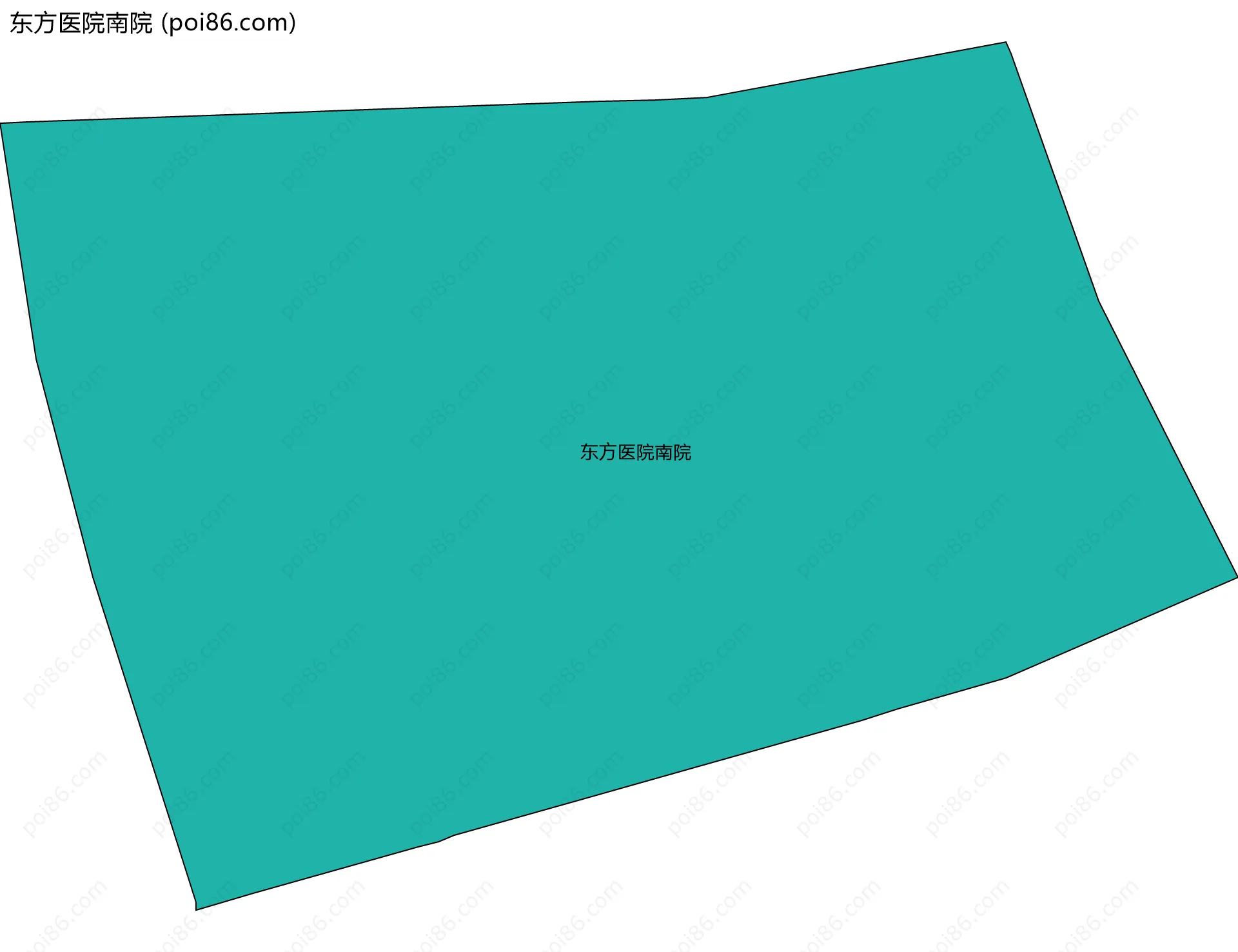 东方医院南院边界地图