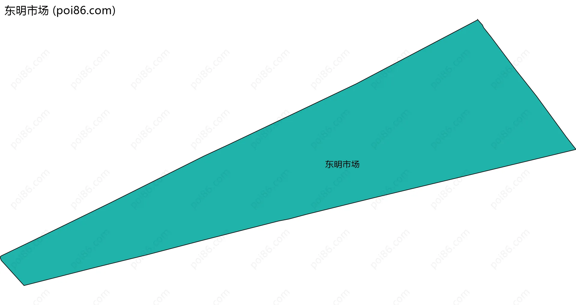 东明市场边界地图