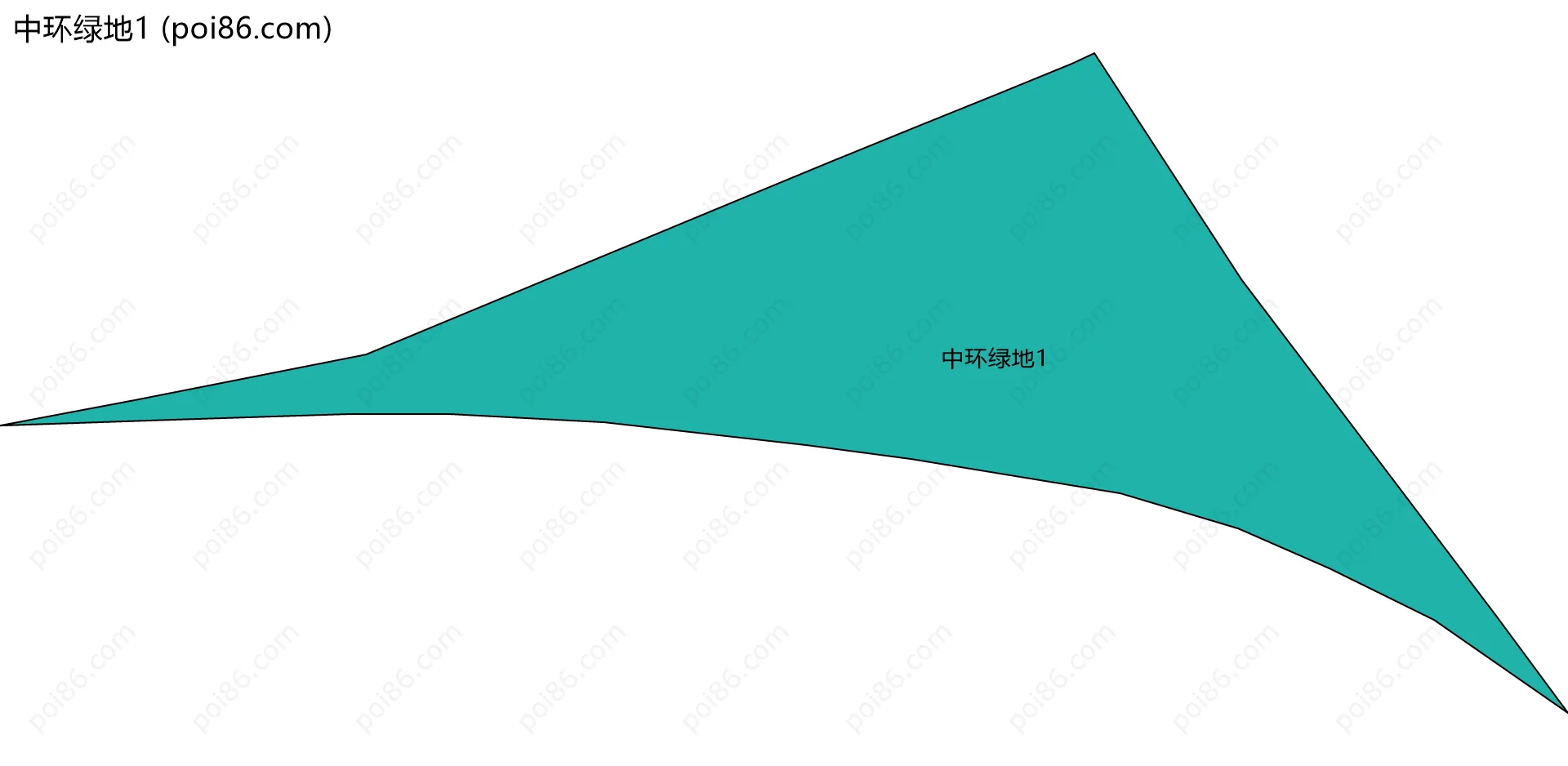 中环绿地1边界地图
