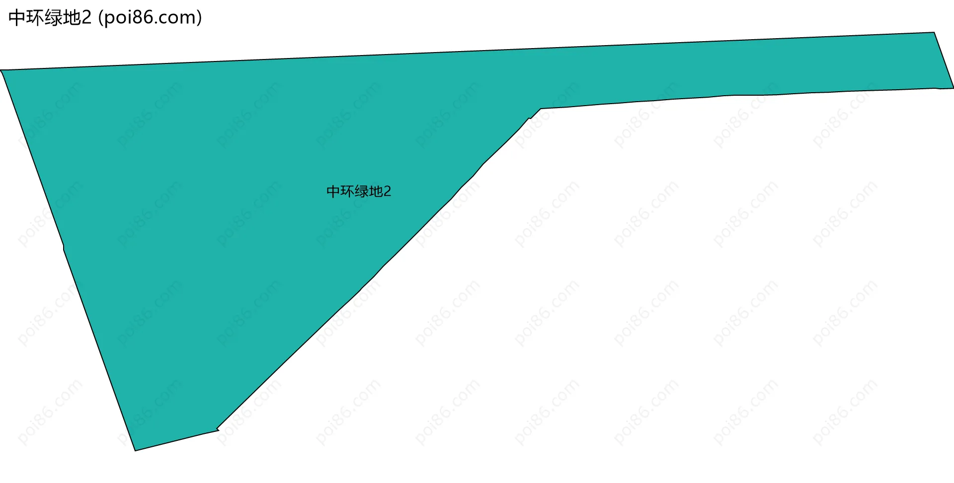 中环绿地2边界地图