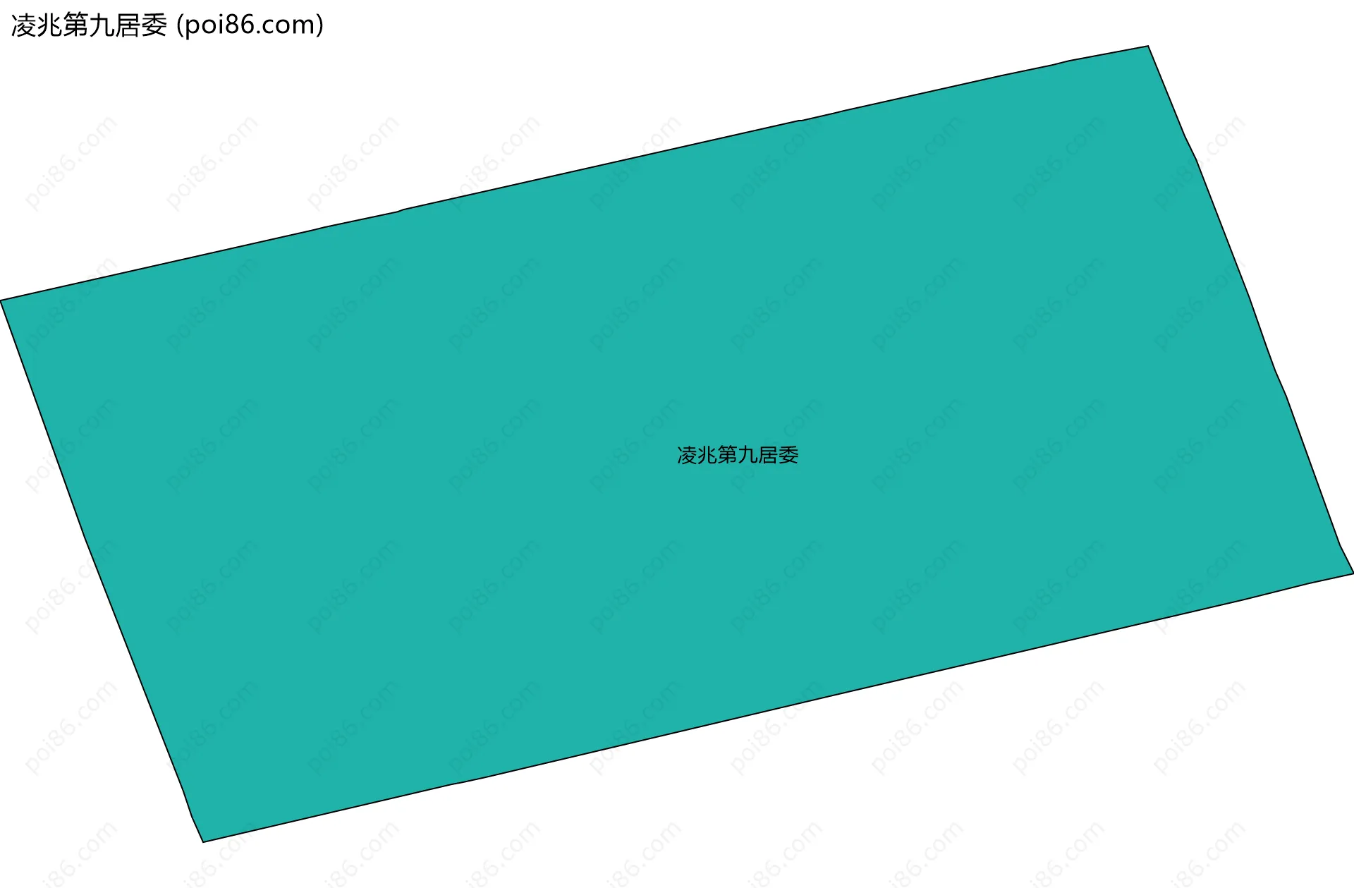 凌兆第九居委边界地图