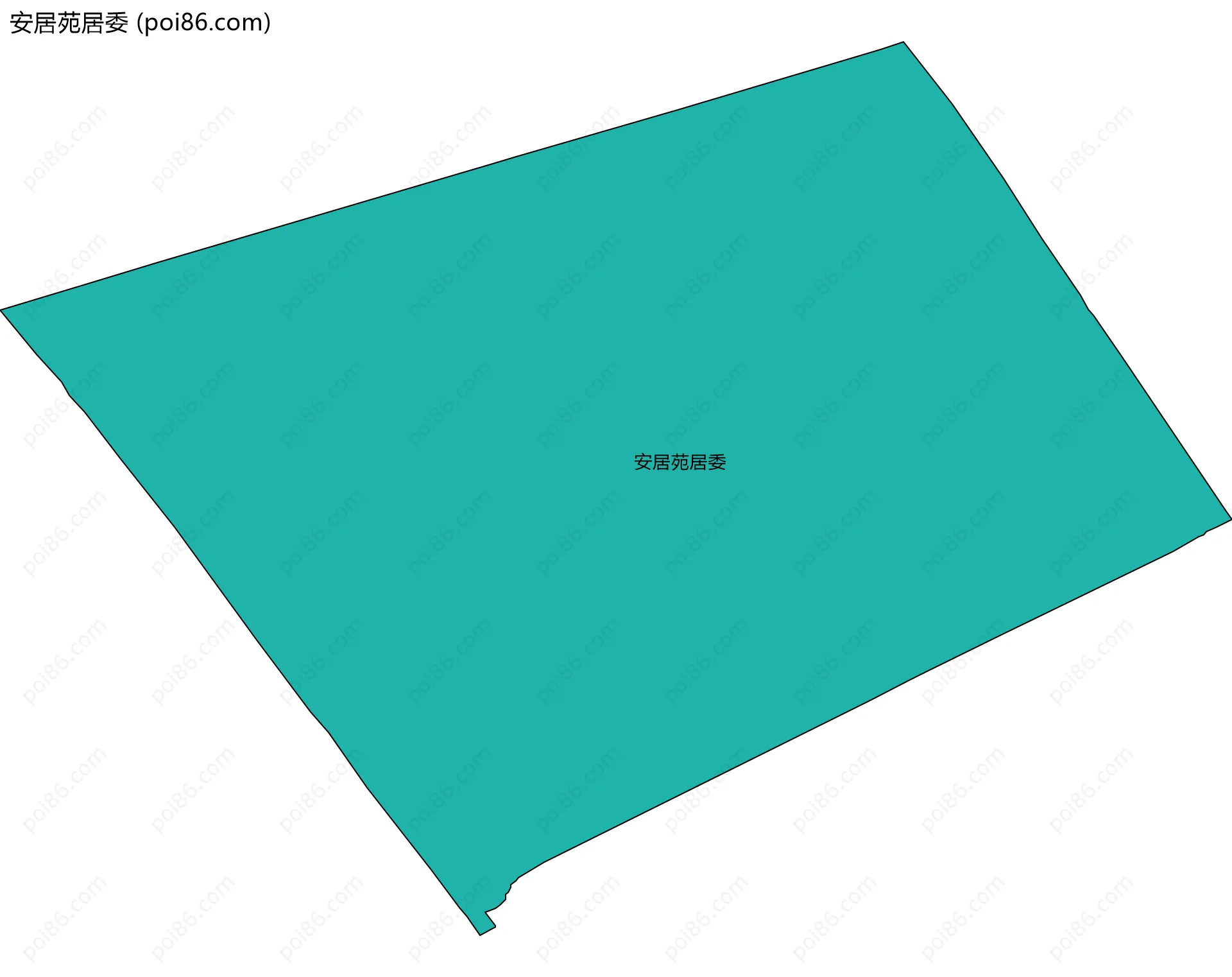 安居苑居委边界地图