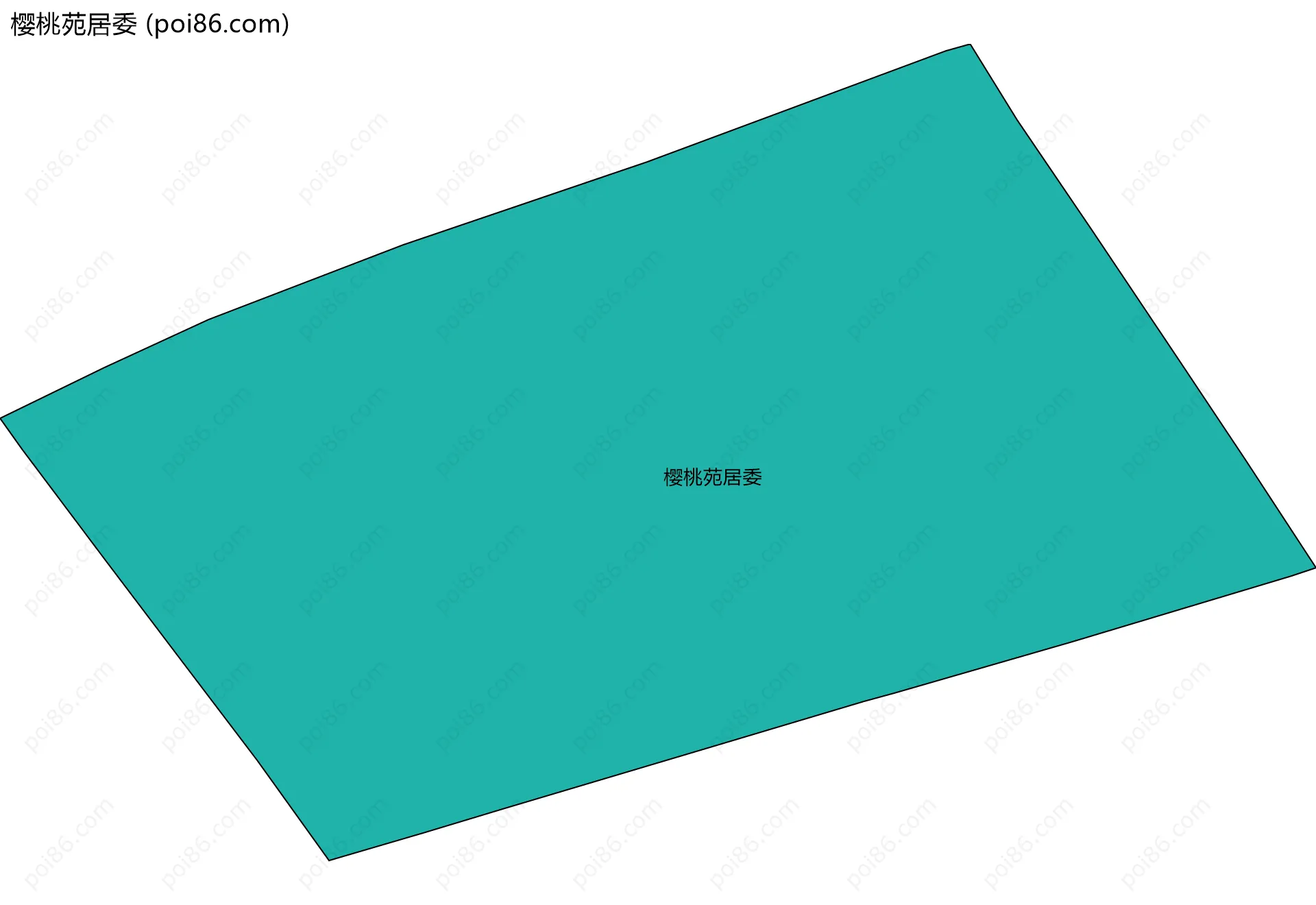 樱桃苑居委边界地图