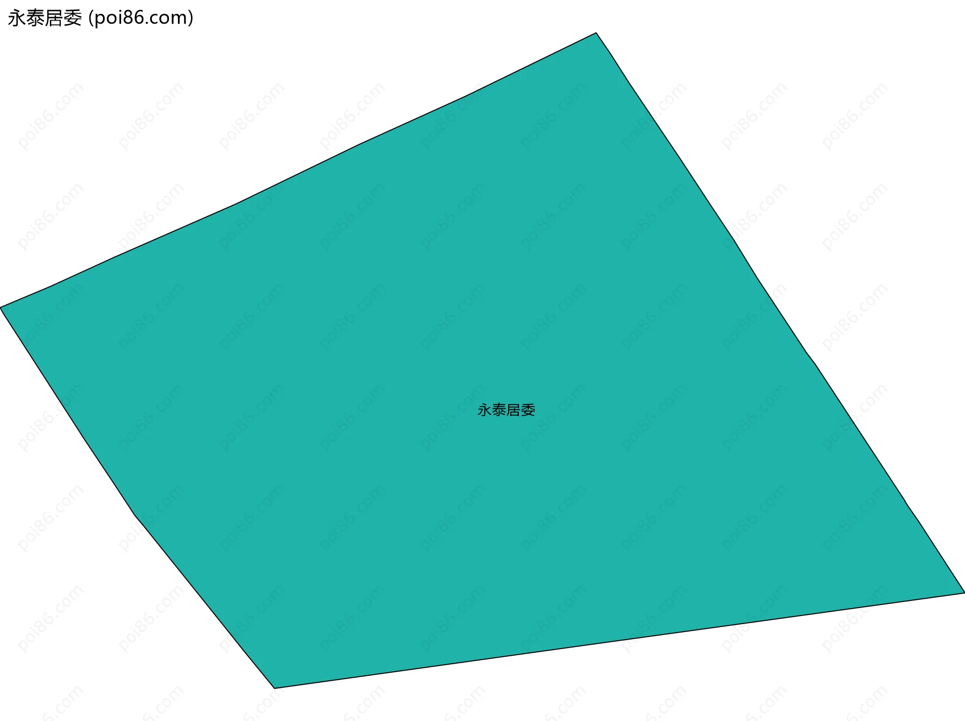 永泰居委边界地图