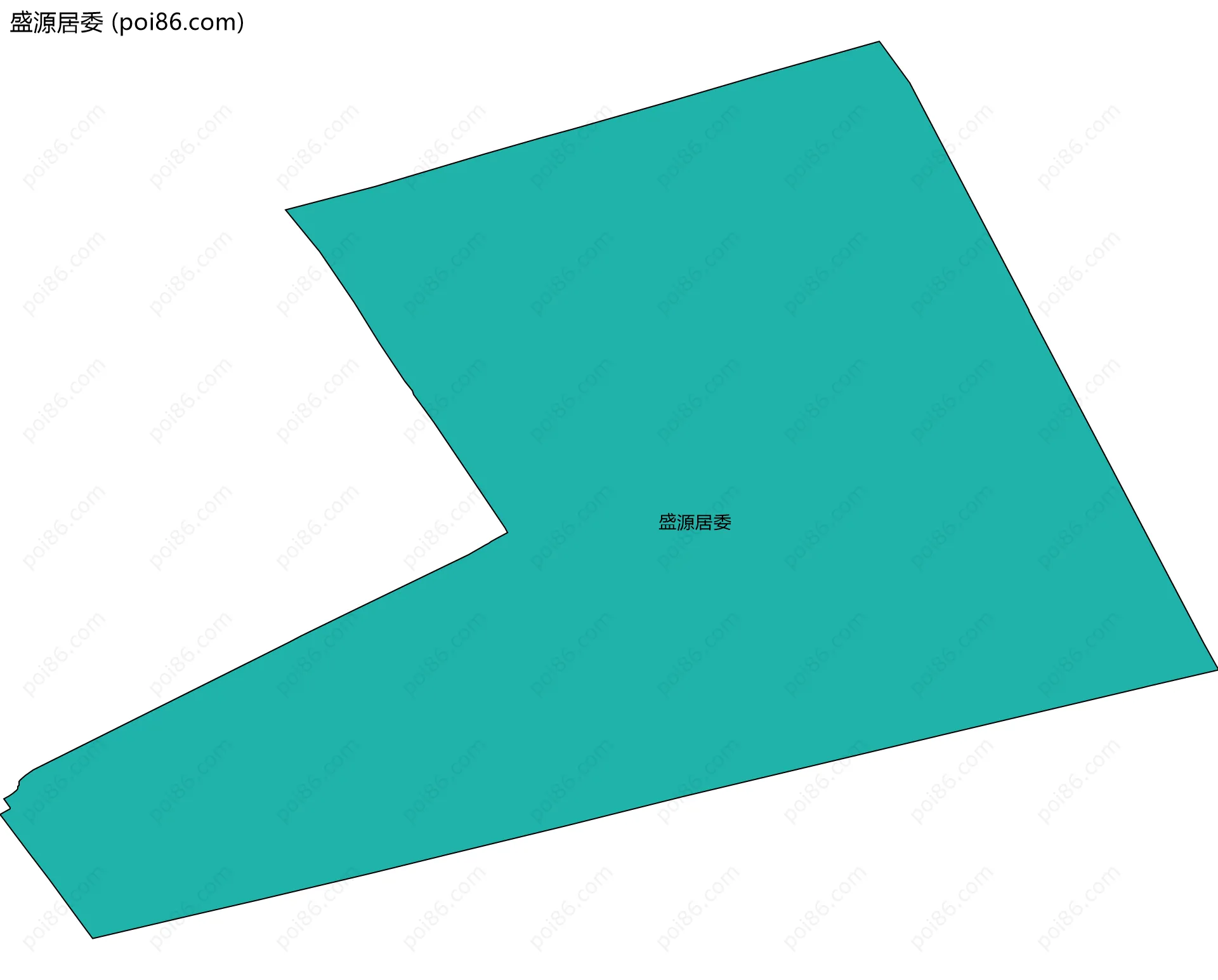 盛源居委边界地图