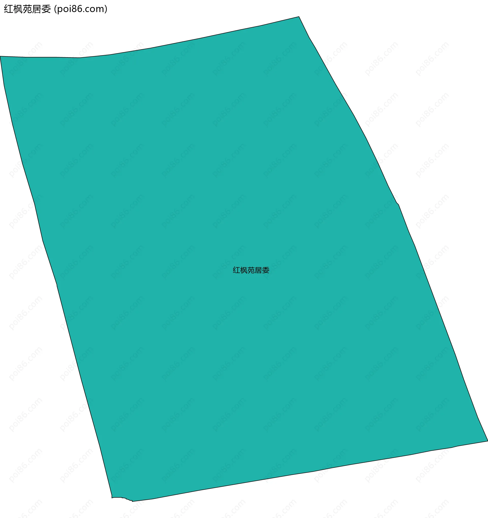 红枫苑居委边界地图