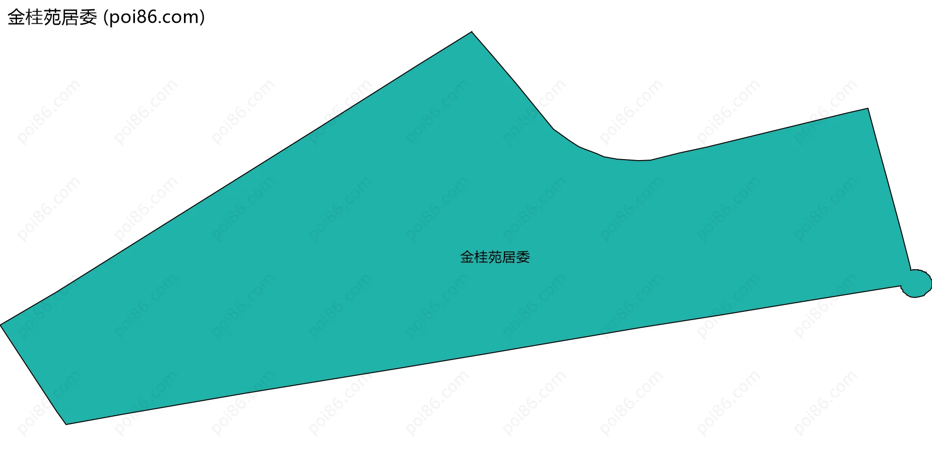 金桂苑居委边界地图