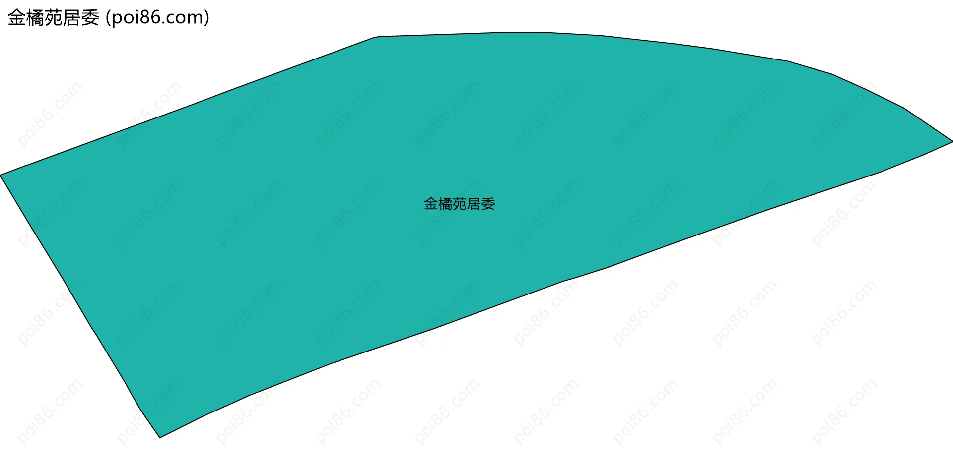 金橘苑居委边界地图