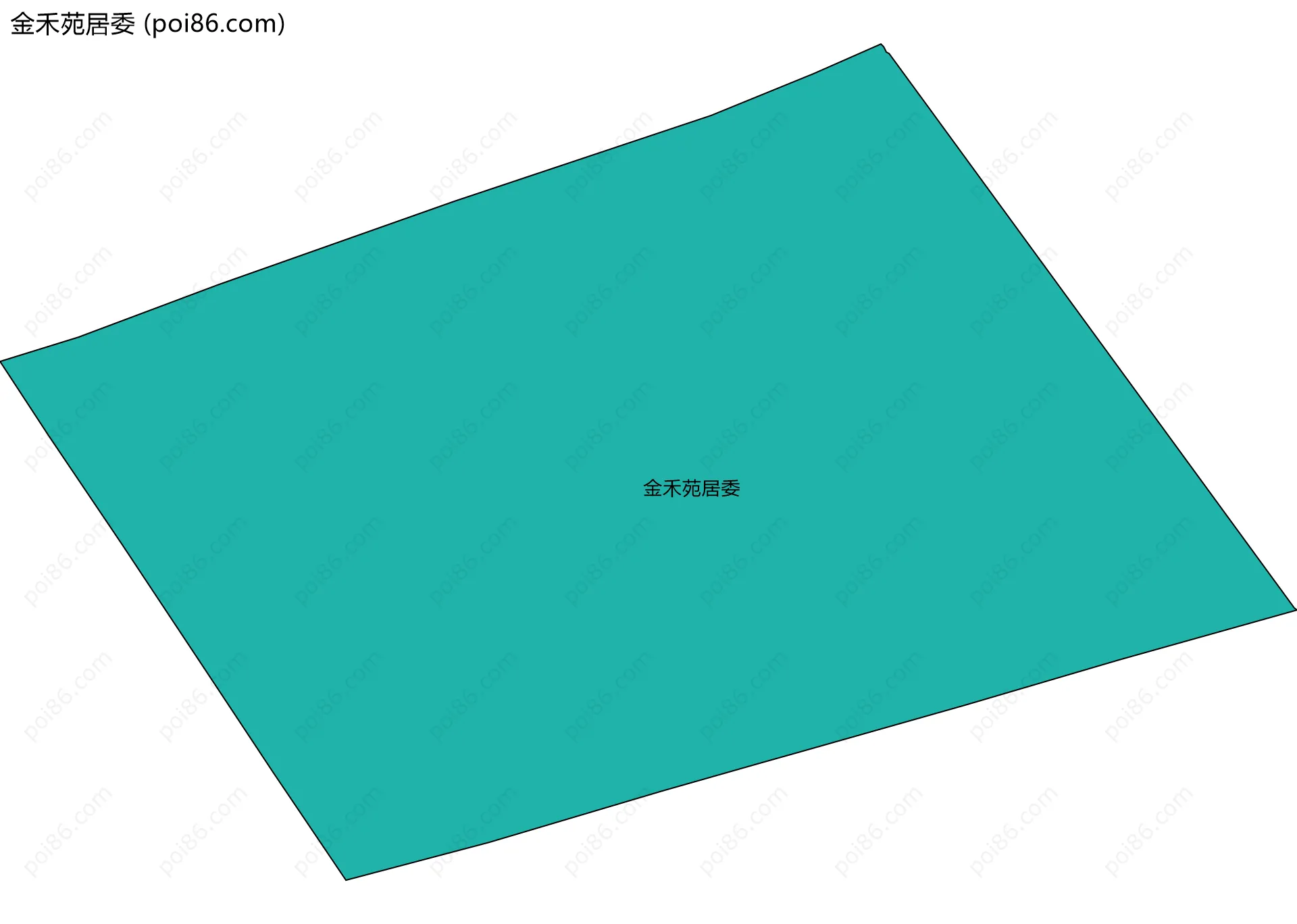 金禾苑居委边界地图