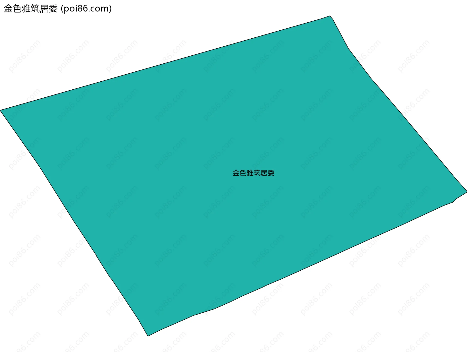 金色雅筑居委边界地图