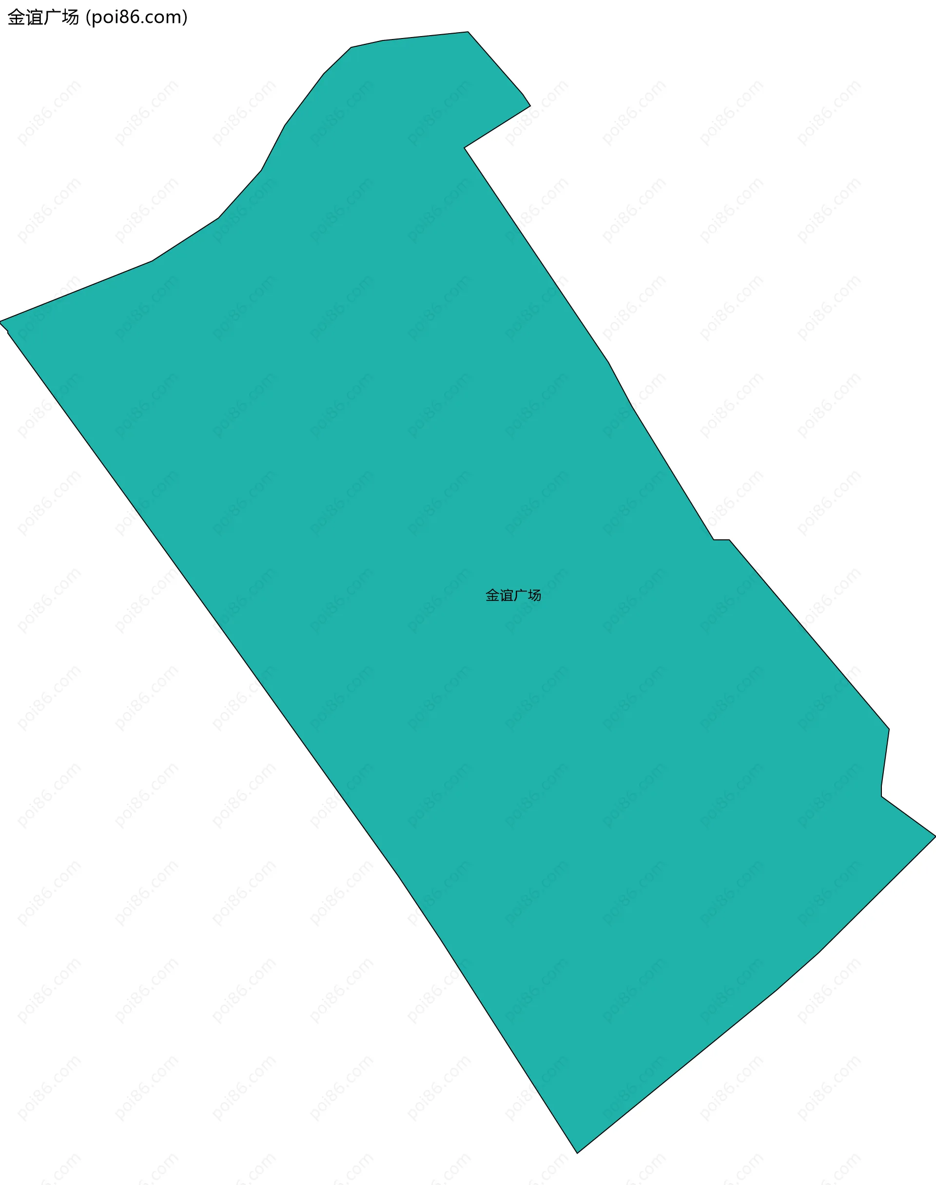 金谊广场边界地图