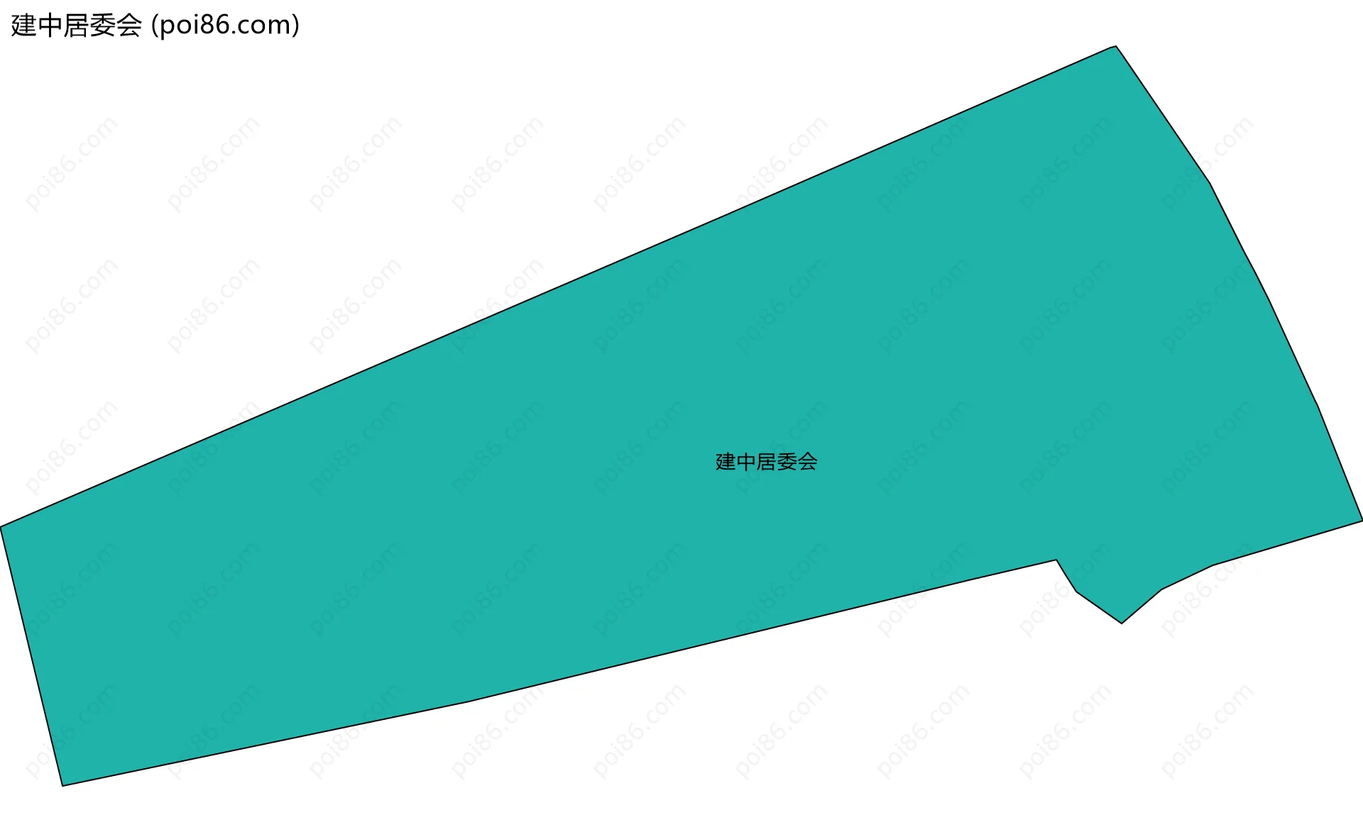 建中居委会边界地图