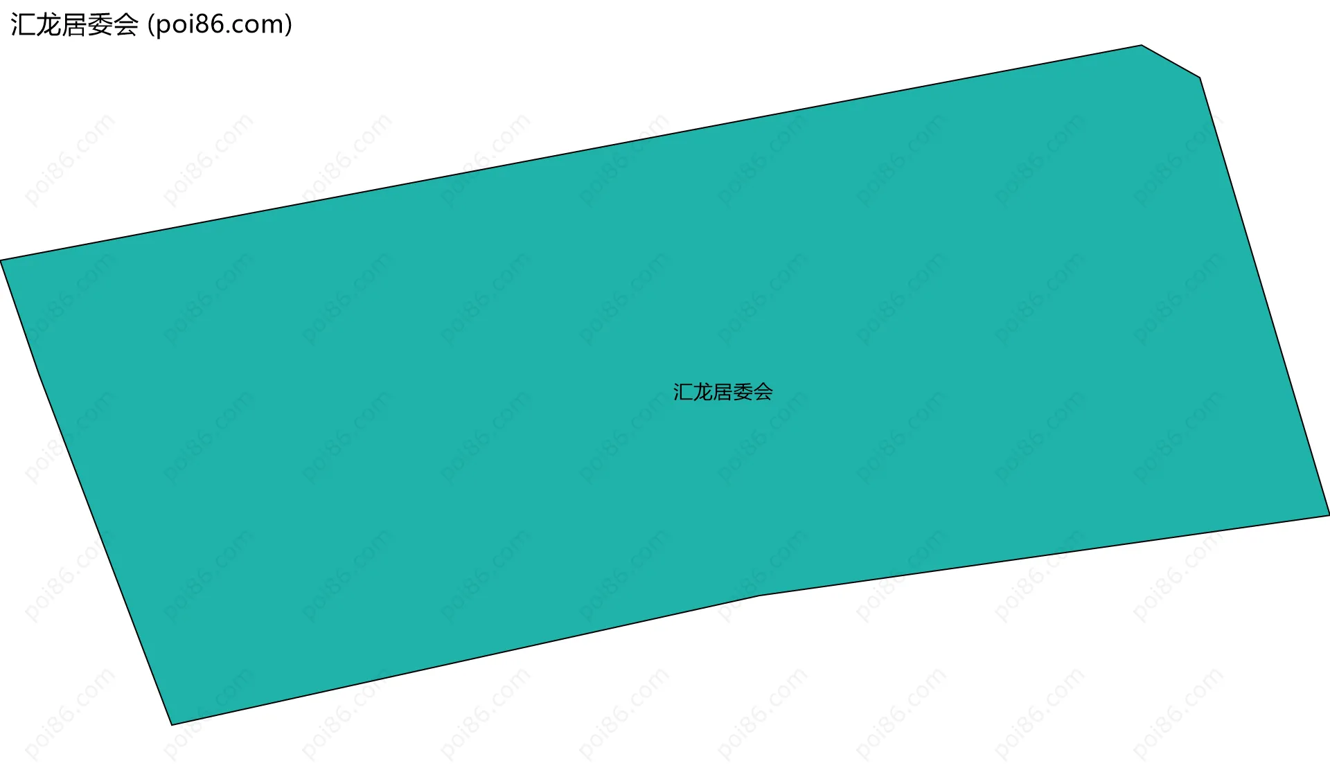 汇龙居委会边界地图