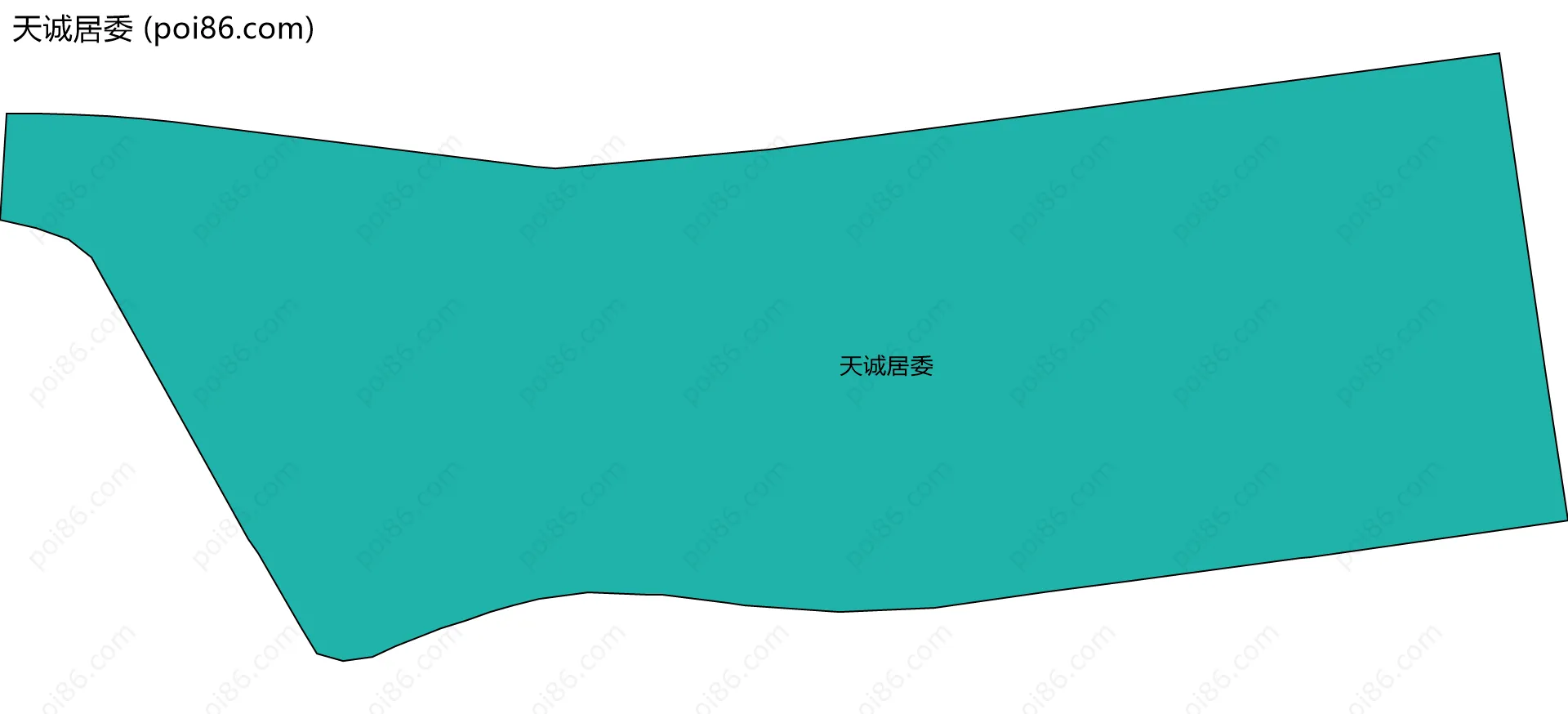 天诚居委边界地图