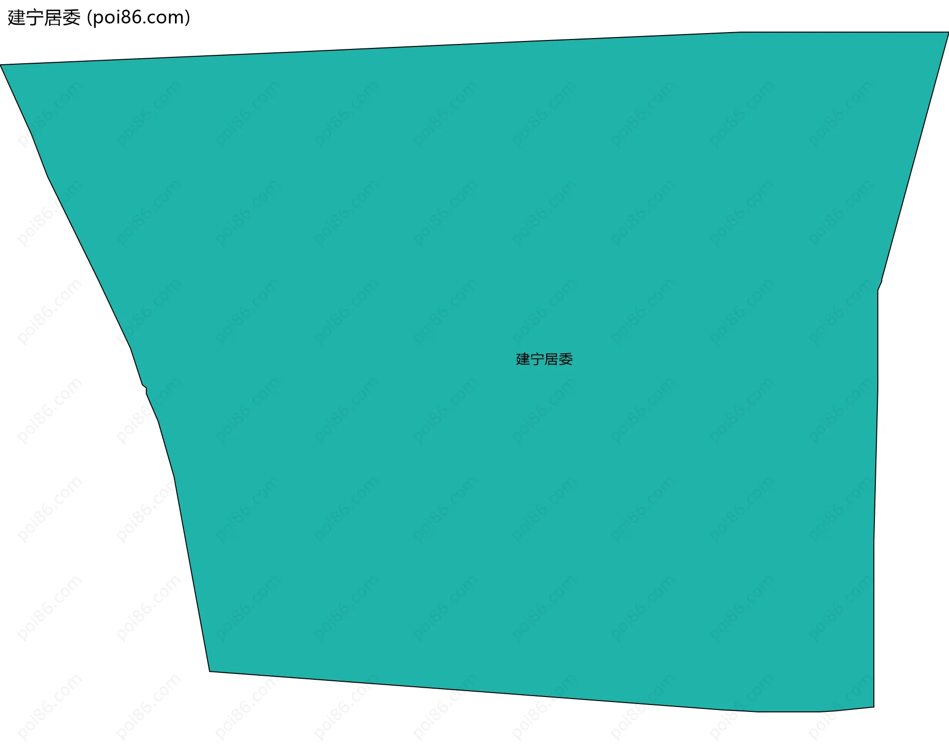 建宁居委边界地图