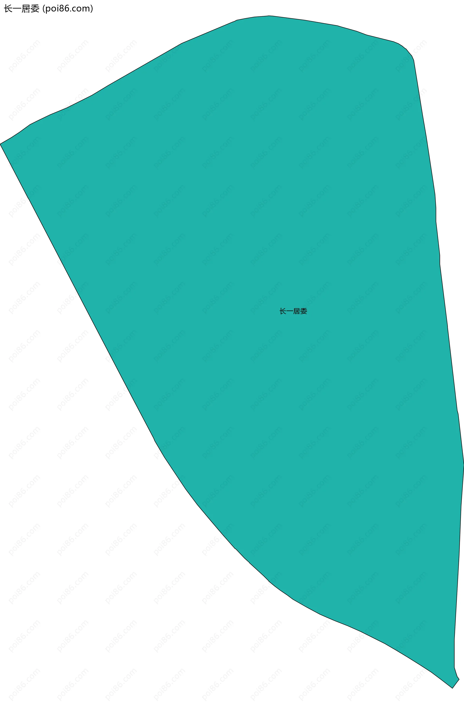 长一居委边界地图