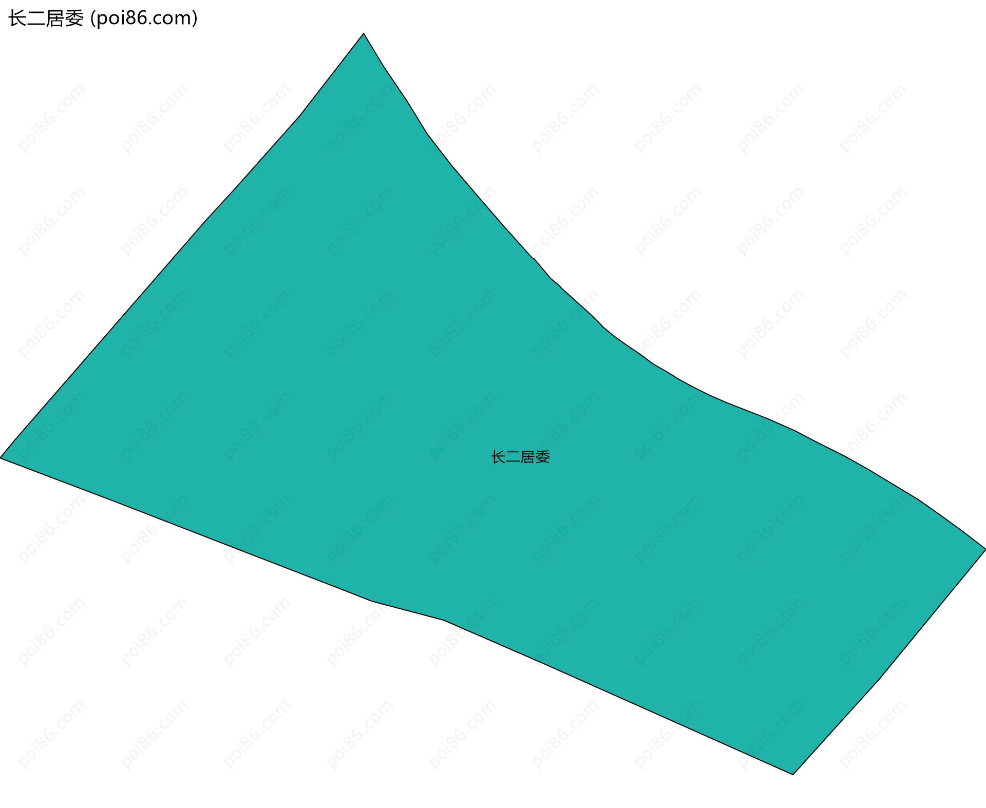 长二居委边界地图