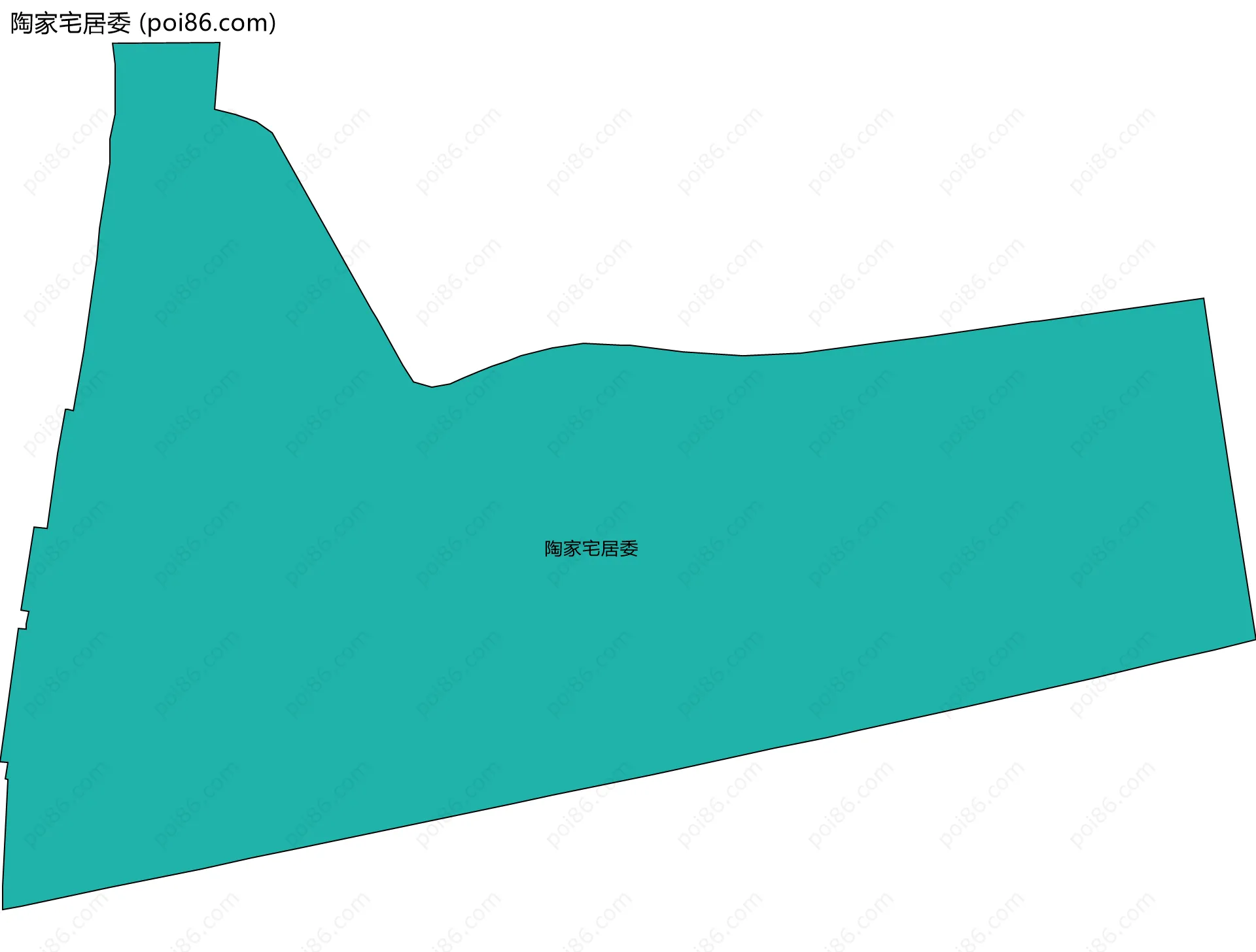 陶家宅居委边界地图