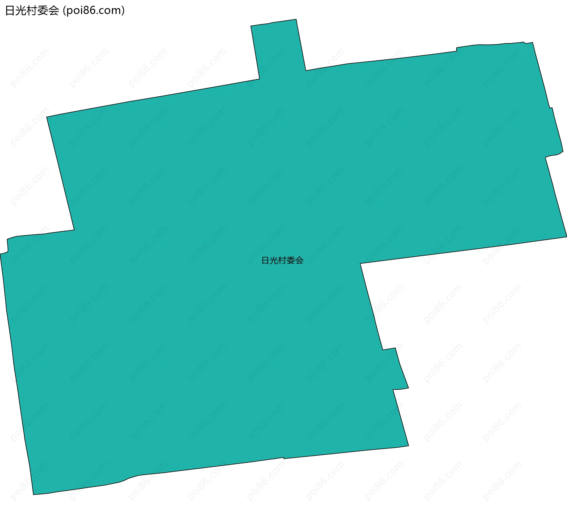 日光村委会边界地图