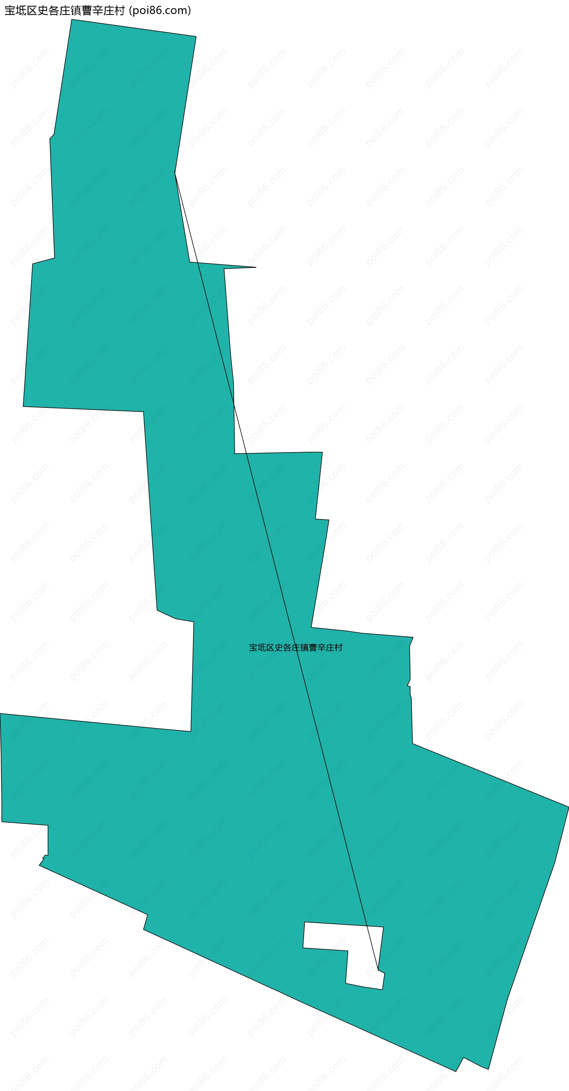 宝坻区史各庄镇曹辛庄村边界地图